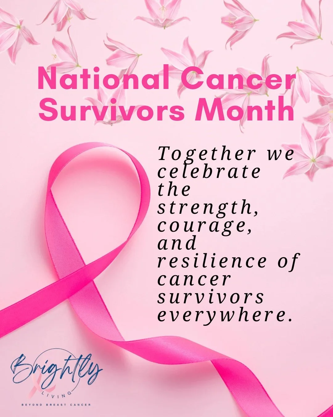 June is National Cancer Survivors Month. Let&rsquo;s celebrate every survivor who continues to show up for appointments, pushing through side effects, navigating the uncertainty, and finding joy in the middle of it all. 

Survivorship isn&rsquo;t jus