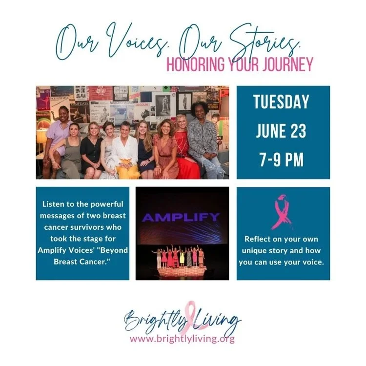 ‼️DATE CHANGE‼️

Every survivor has a story, and that story has the power to help someone else feel less alone.

Join us on Tuesday, June 23rd, from 7:00&ndash;9:00pm as we watch two recorded breast cancer survivor stories who shared their journeys o