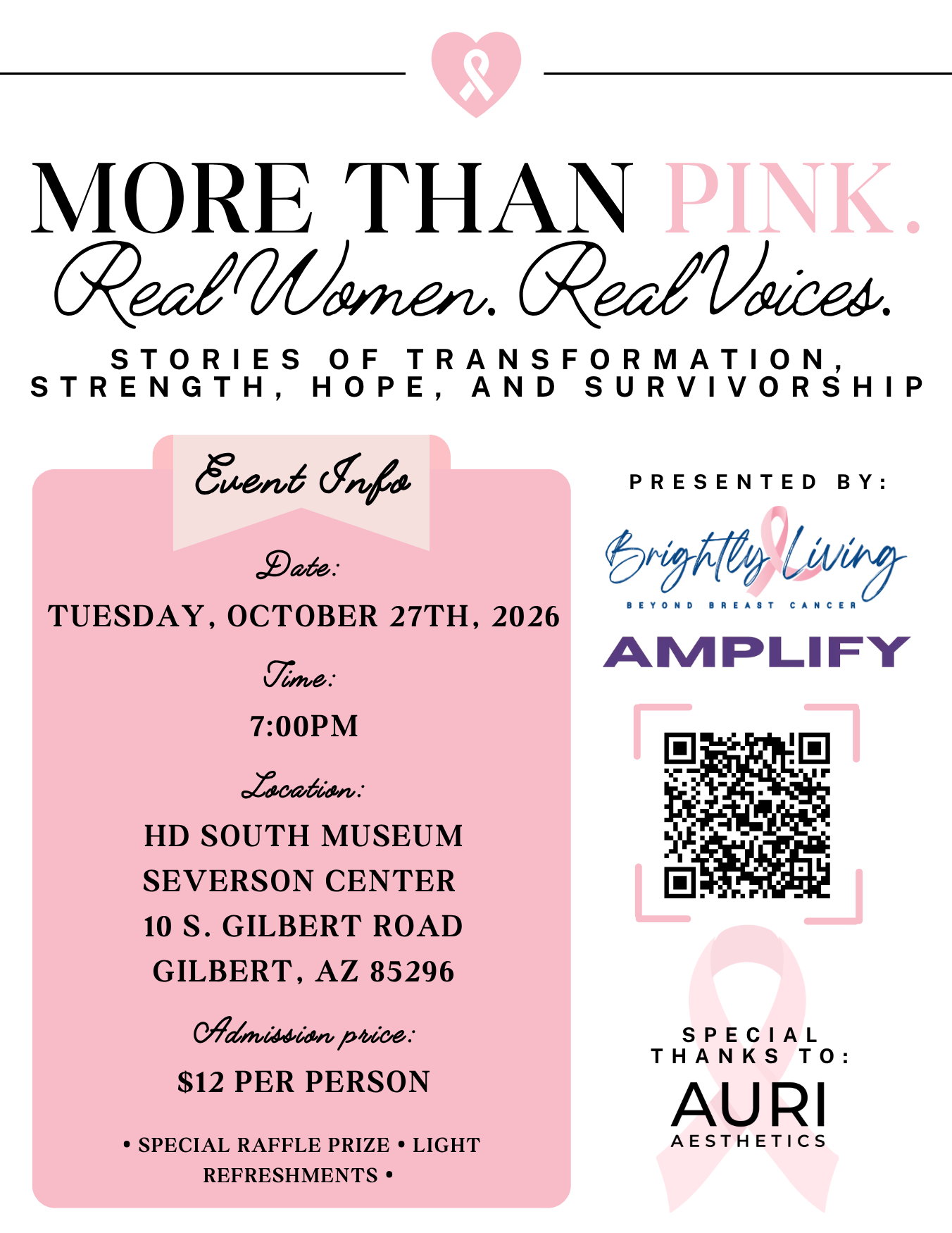 More Thank Pink Event