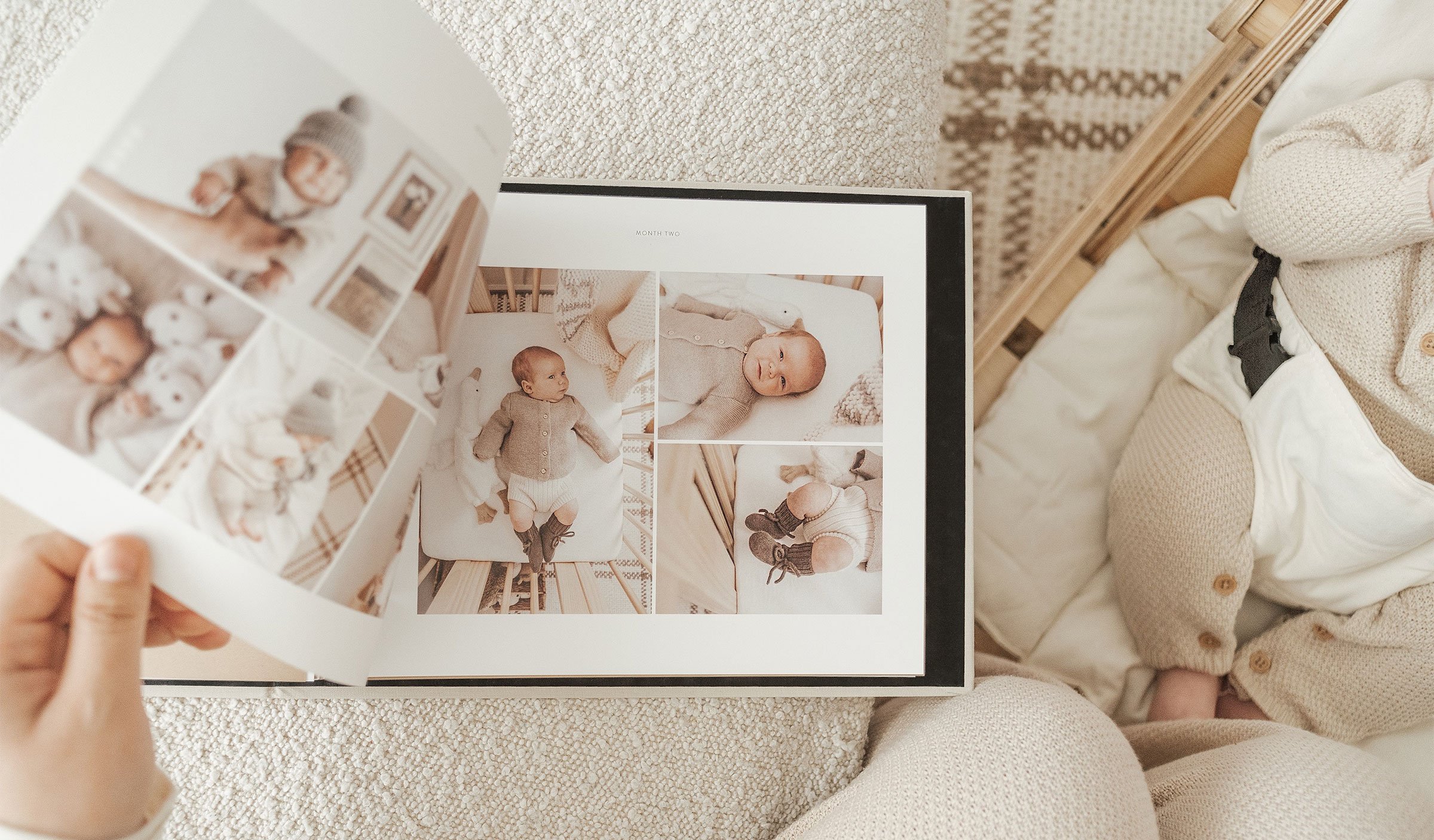 The Short Years Baby Book: Personalized Memory Book of Baby's First Year