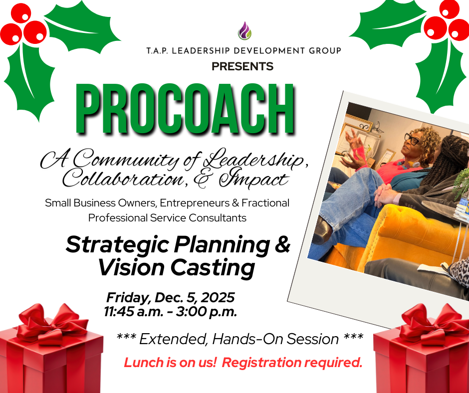 PROCOACH - Strategic Planning/Holiday 2025