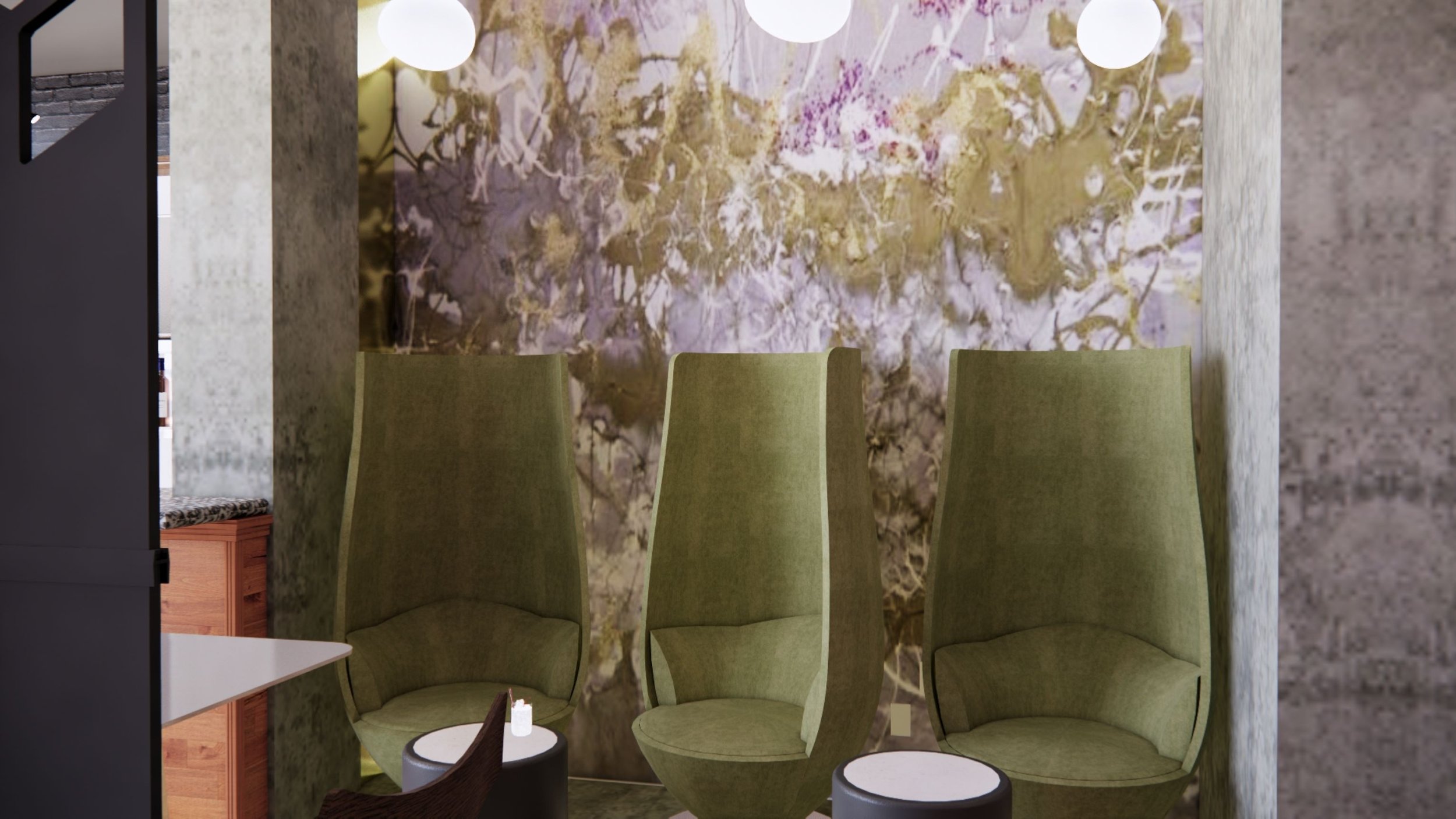 hotel, commercial interior design, interior designer, construction plans, concept, Brittany Wellington, Academy of Art, AAUU, IAD, MA IAD, Boutique Hotel Oakland, grit and glamour, HGI, space planning, renders, lighting plan, hotel design