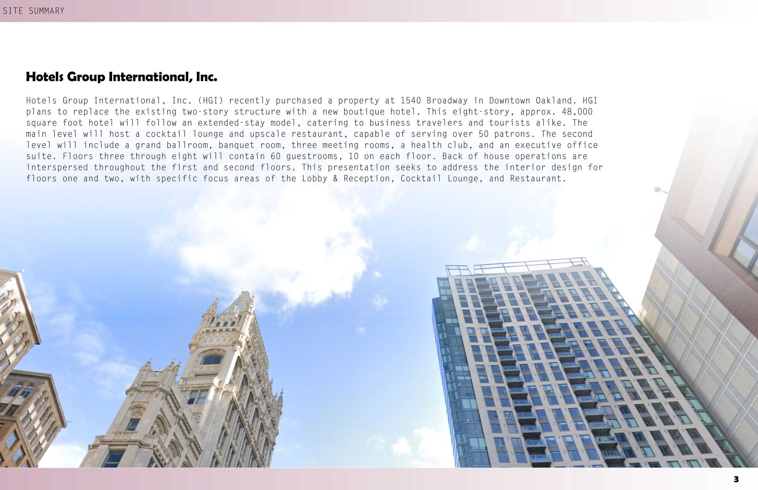 hotel, commercial interior design, interior designer, construction plans, concept, Brittany Wellington, Academy of Art, AAUU, IAD, MA IAD, Boutique Hotel Oakland, grit and glamour, HGI, space planning, renders, lighting plan, hotel design