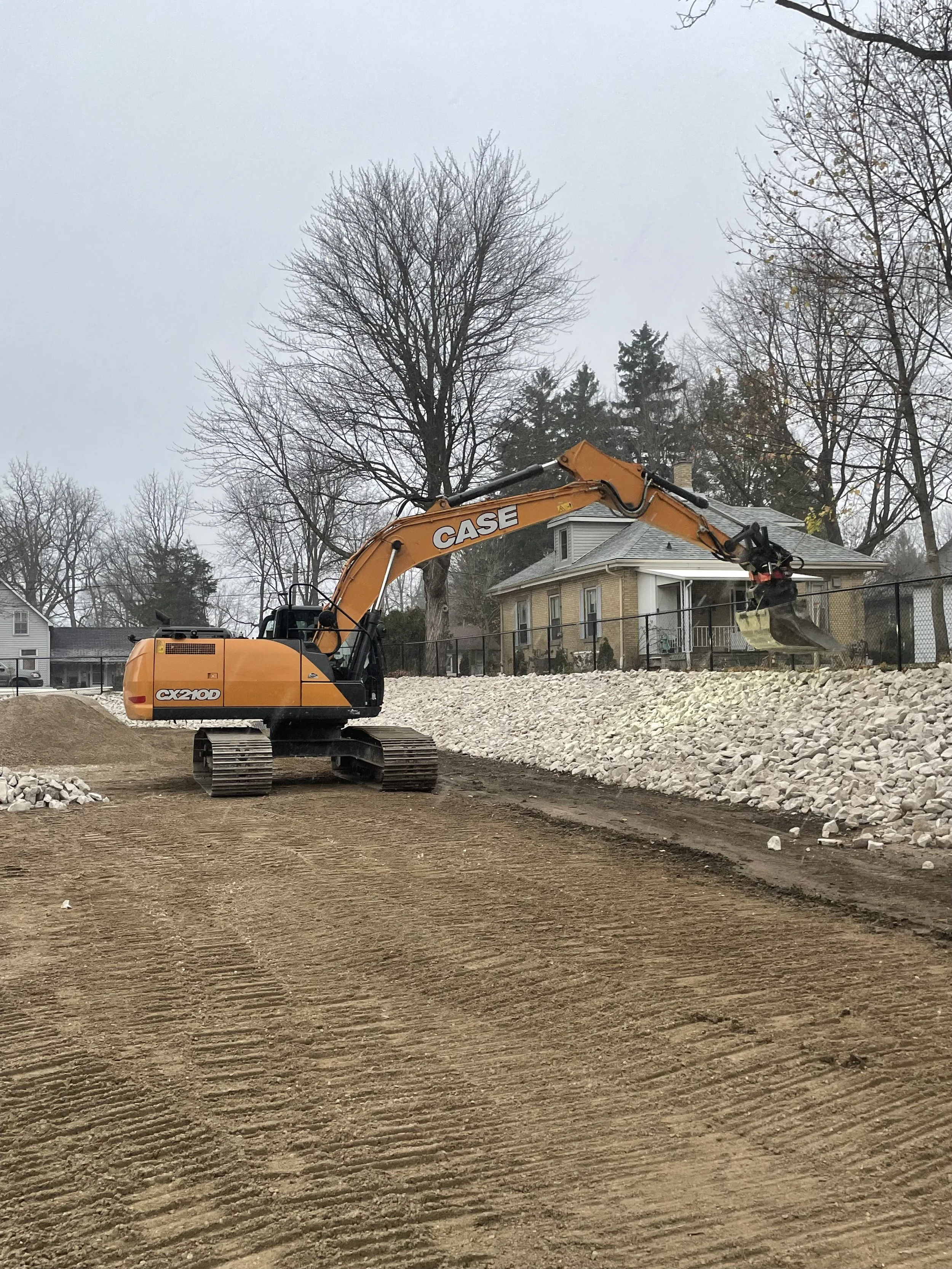Excavation services and site work contracting in Southwestern Ontario