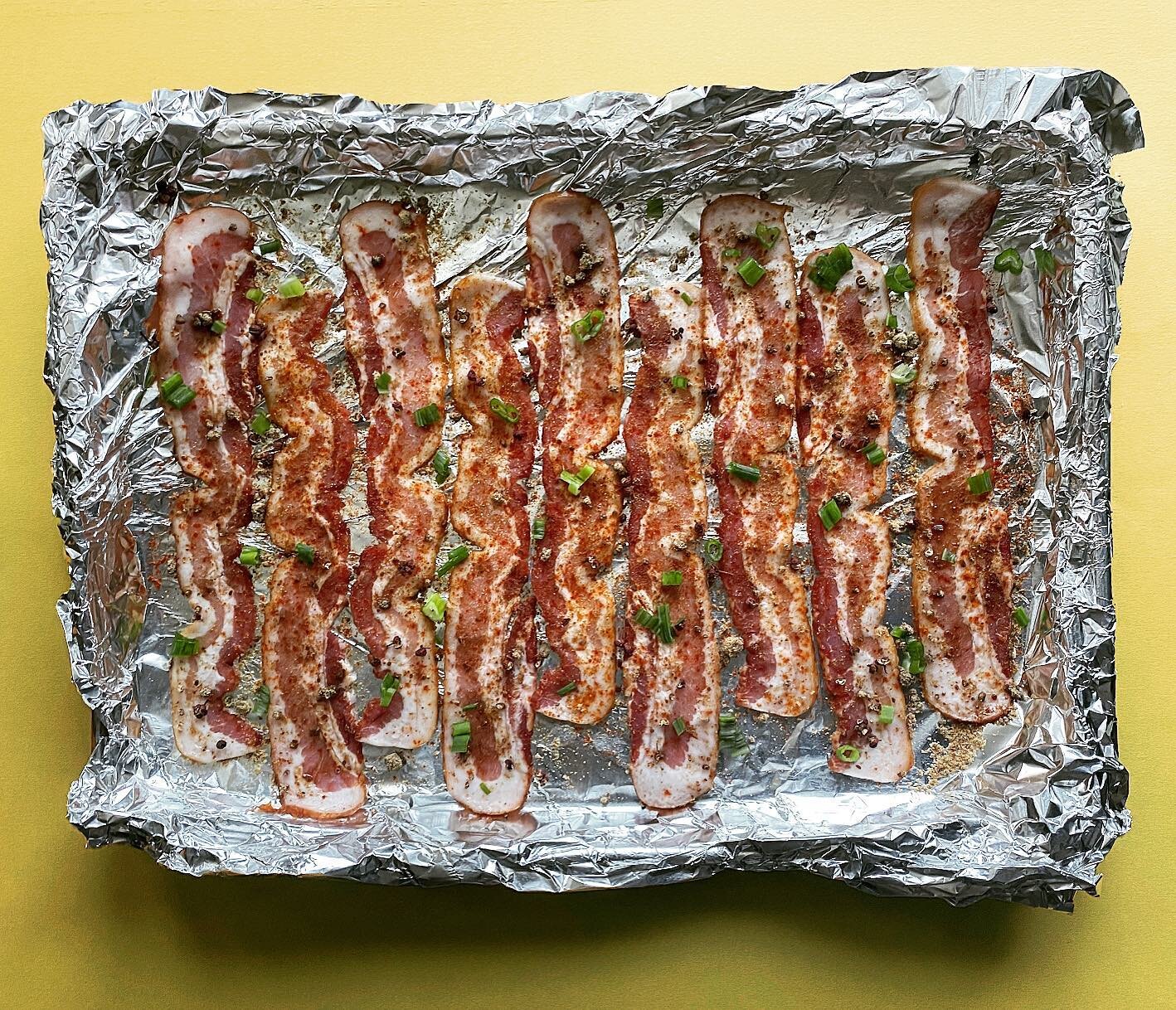 unrefined sugar can make a difference in both sweet and savory recipes. like bacon candied in okinawan kokuto sugar, fresh ginger, and sichuan peppercorns. #sweetandsavory and #tingly
