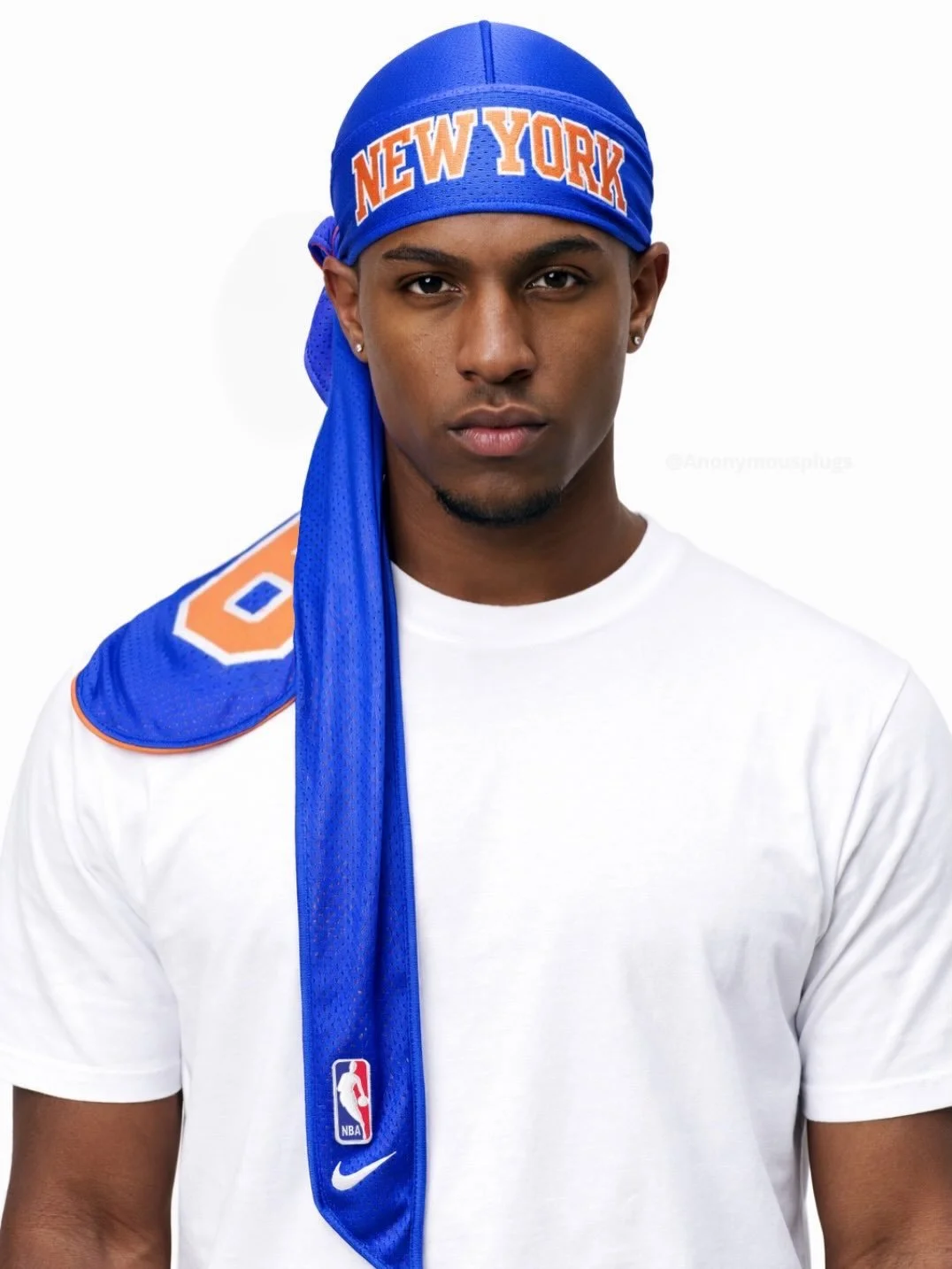 COP UP ! Don&rsquo;t forget your Durag now 🏀🗽🗽🗽
.
Sidebar: We been had this Durag out 😉 great prediction lol. 
.
#anonymousplugs #durag #knicks #newyork #basketballdurag
