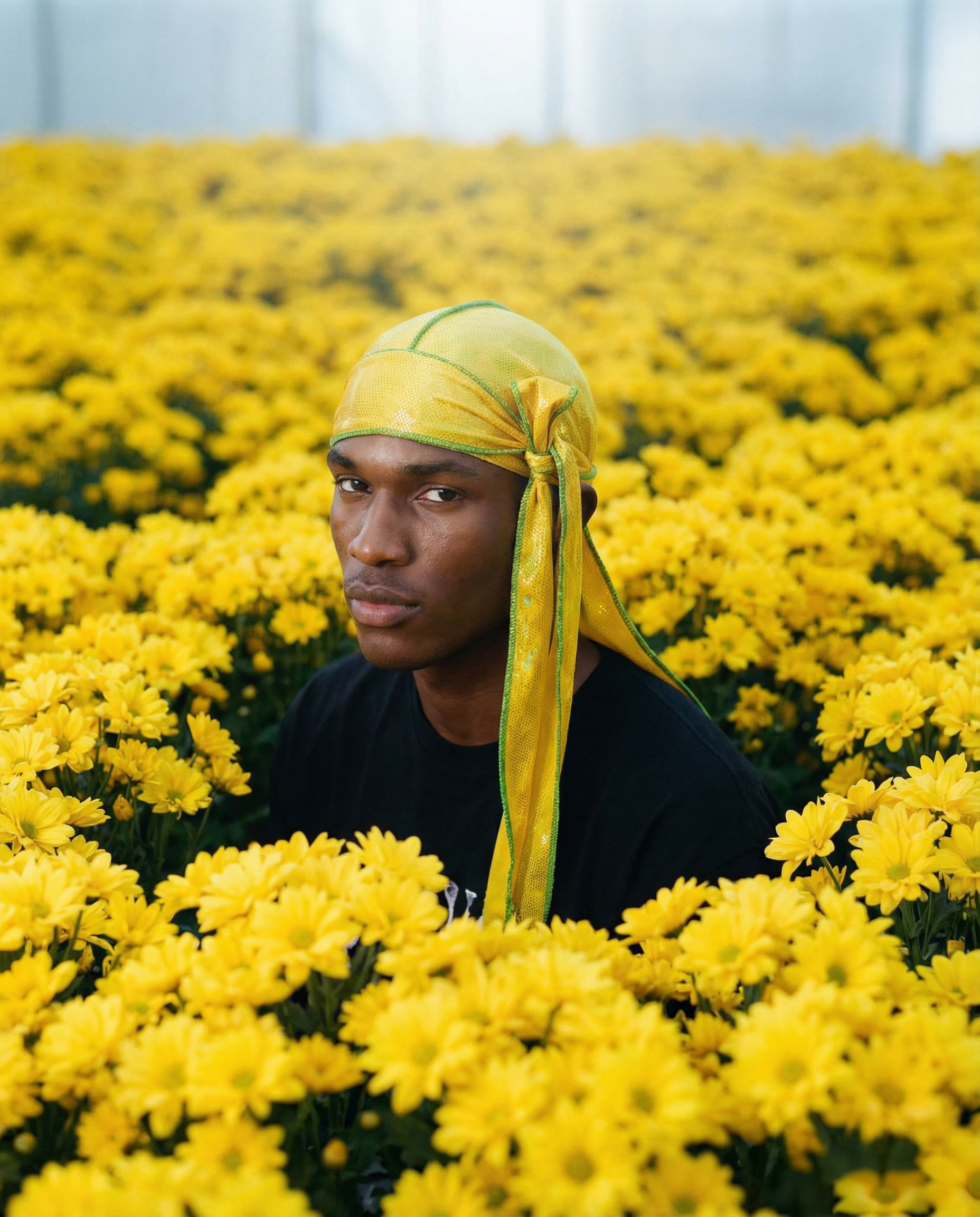 Coneflower Velvet Holographic Durag