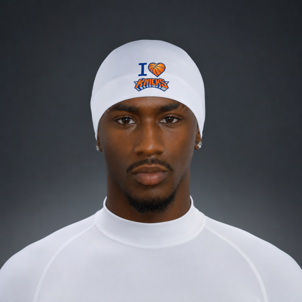 Exclusive 'I ❤ Knicks' Skull Cap
