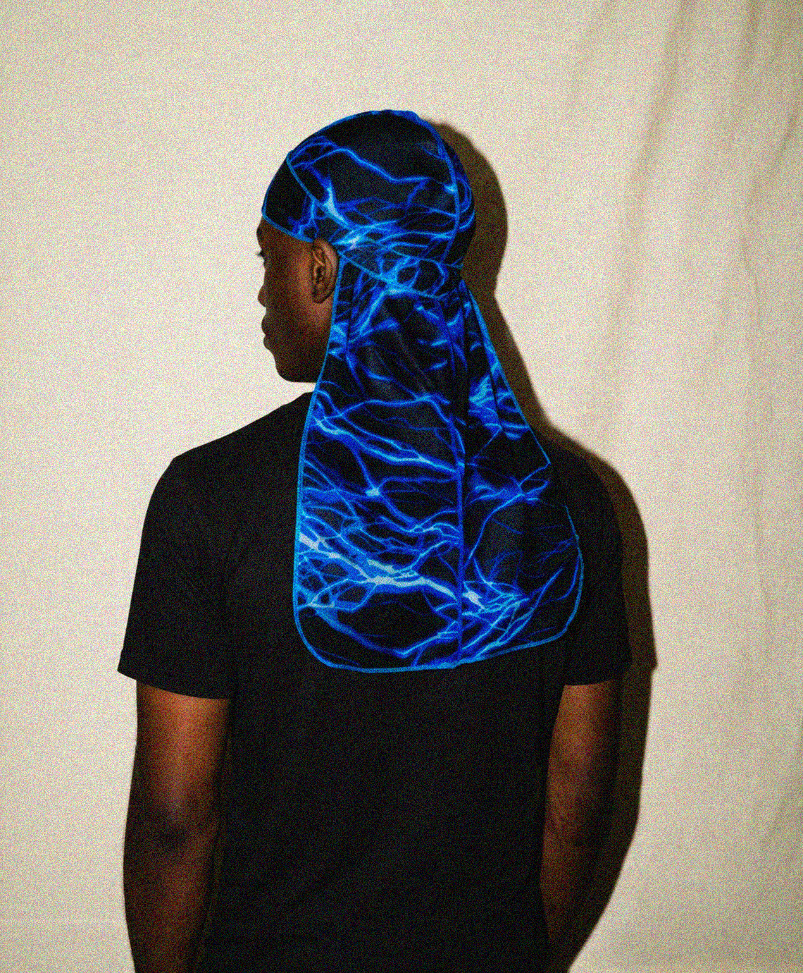Blue Static Durag