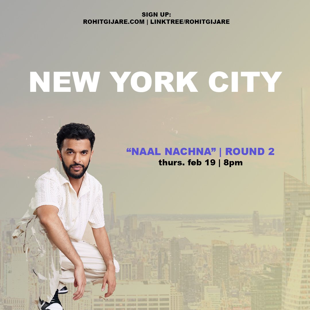NYC: "Naal Nachna" Round 2 | Thurs Feb 19 | Early Bird Tix