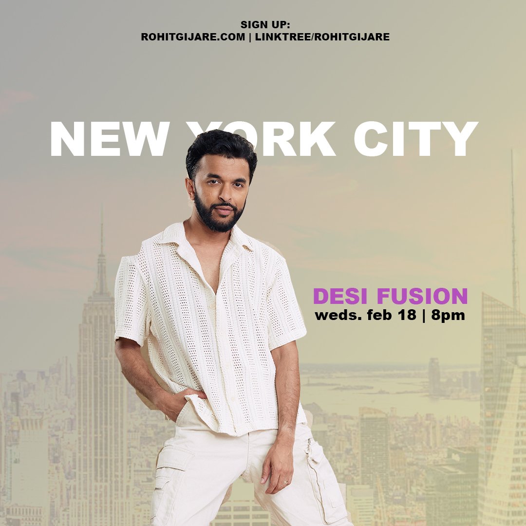 NYC: Desi Fusion | Weds. Feb 18