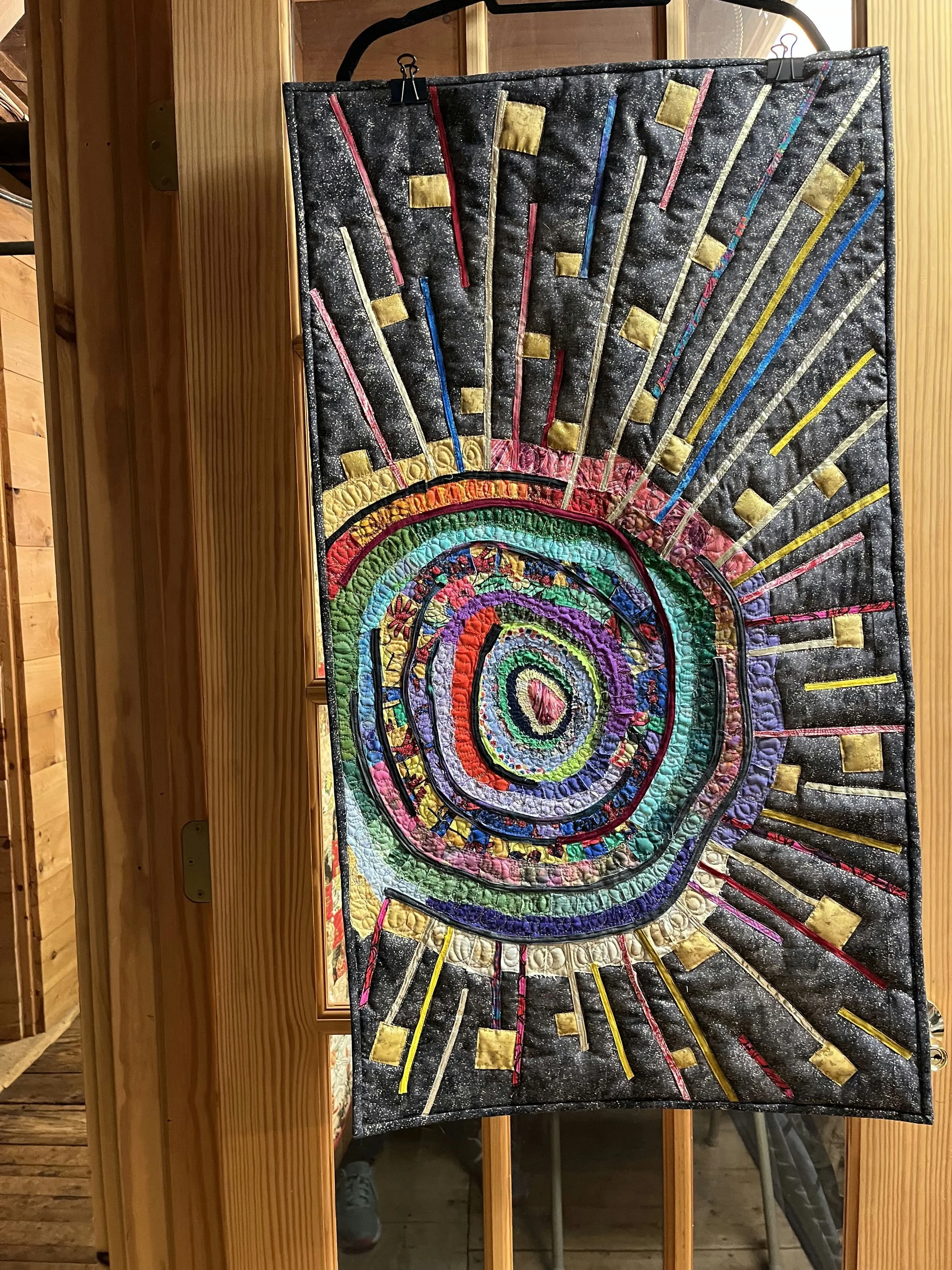 Beverly Hinckley  I am a textile artist and I enjoy playing with color and form. Nature is an inspiration.   