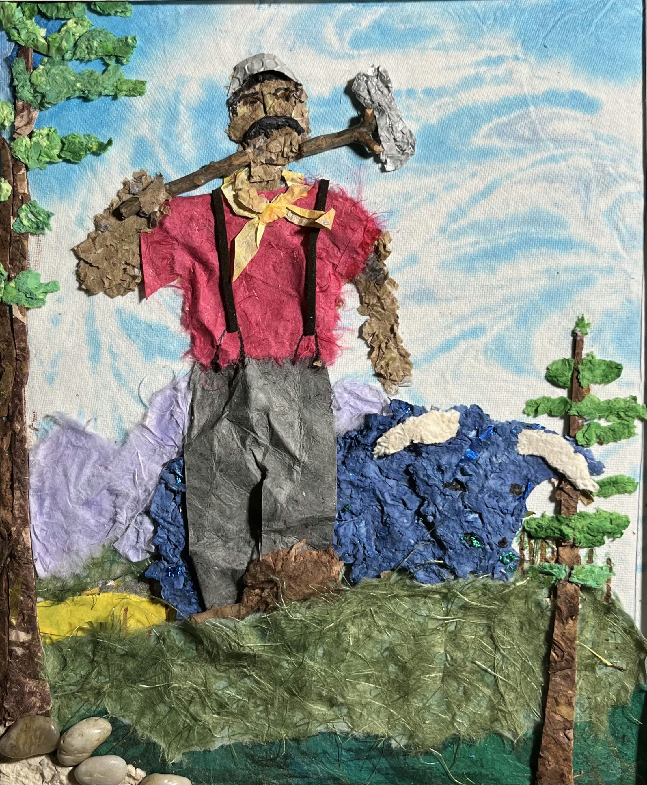 Sally Bowman Gordon  I grew up in the Midwest surrounded by art as my father was an artist. His passion inspired me to find my artistic niche, which I have in creating my own paper and sculpting in into creations.  