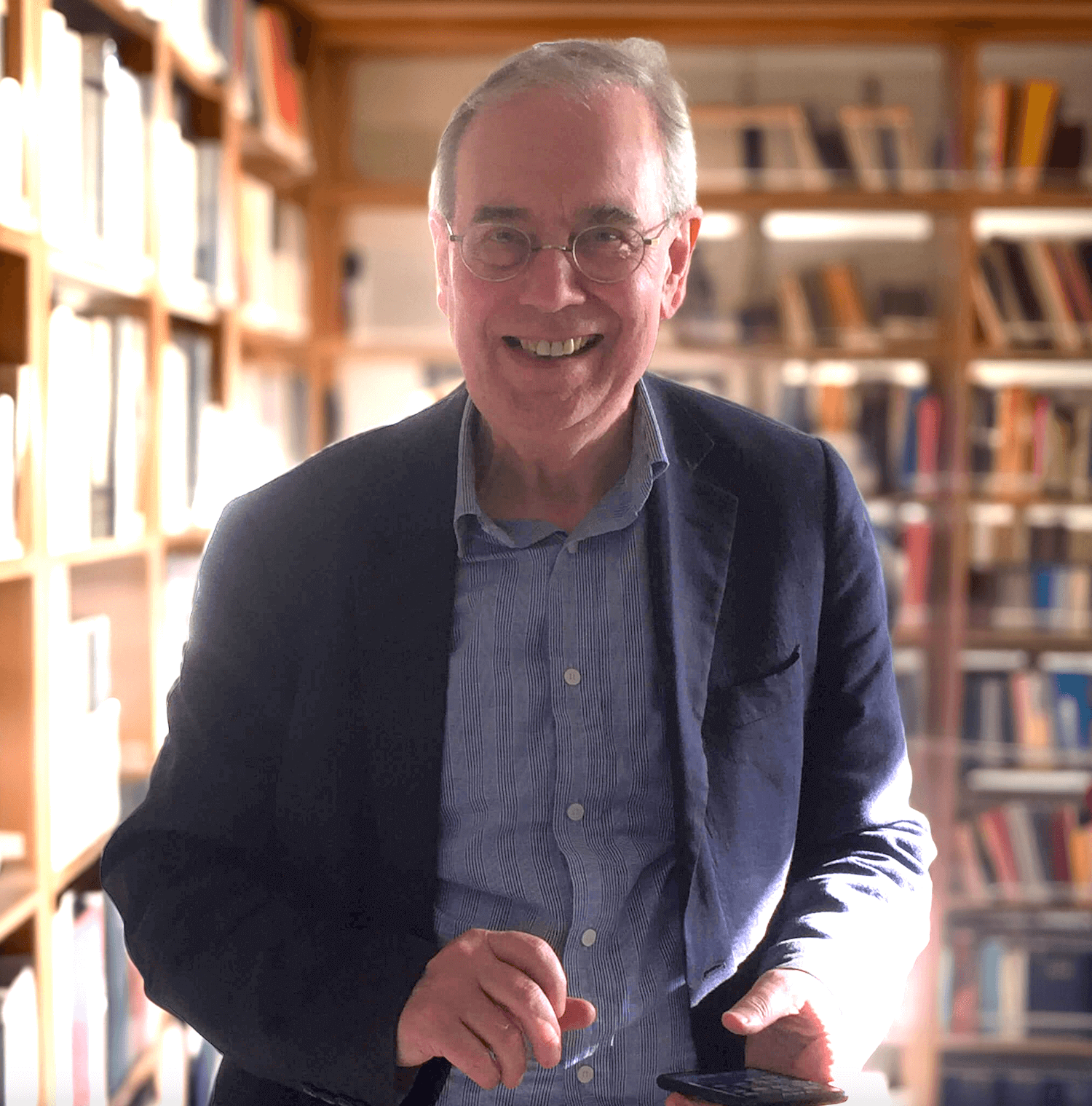 black and white photo of john simmons