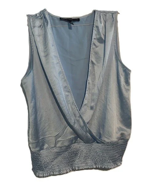 White House Black Market Blue Blouse