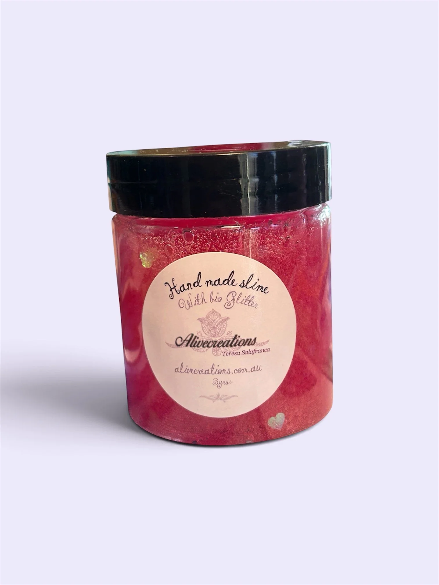 Slime with bio glitter