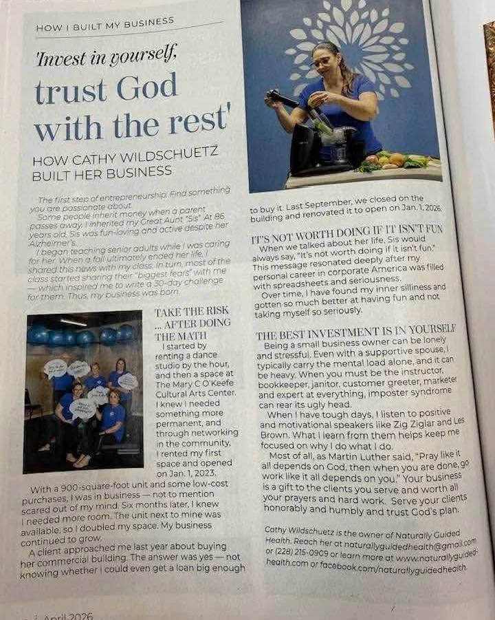 We&rsquo;re feeling so grateful seeing our story shared in Gulf Coast Woman Magazine. This journey has been built on heart, purpose, and a deep love for what we do every single day. What Cathy has created here is something truly special... more than 