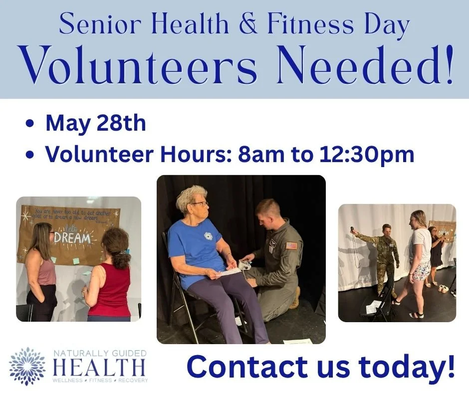 We&rsquo;re looking for volunteers for our Senior Health &amp; Fitness Day on May 28th! 💙

This is such a special event, and we&rsquo;d love for you to be a part of it. We&rsquo;ll have different activity booths set up, and we need helping hands to 