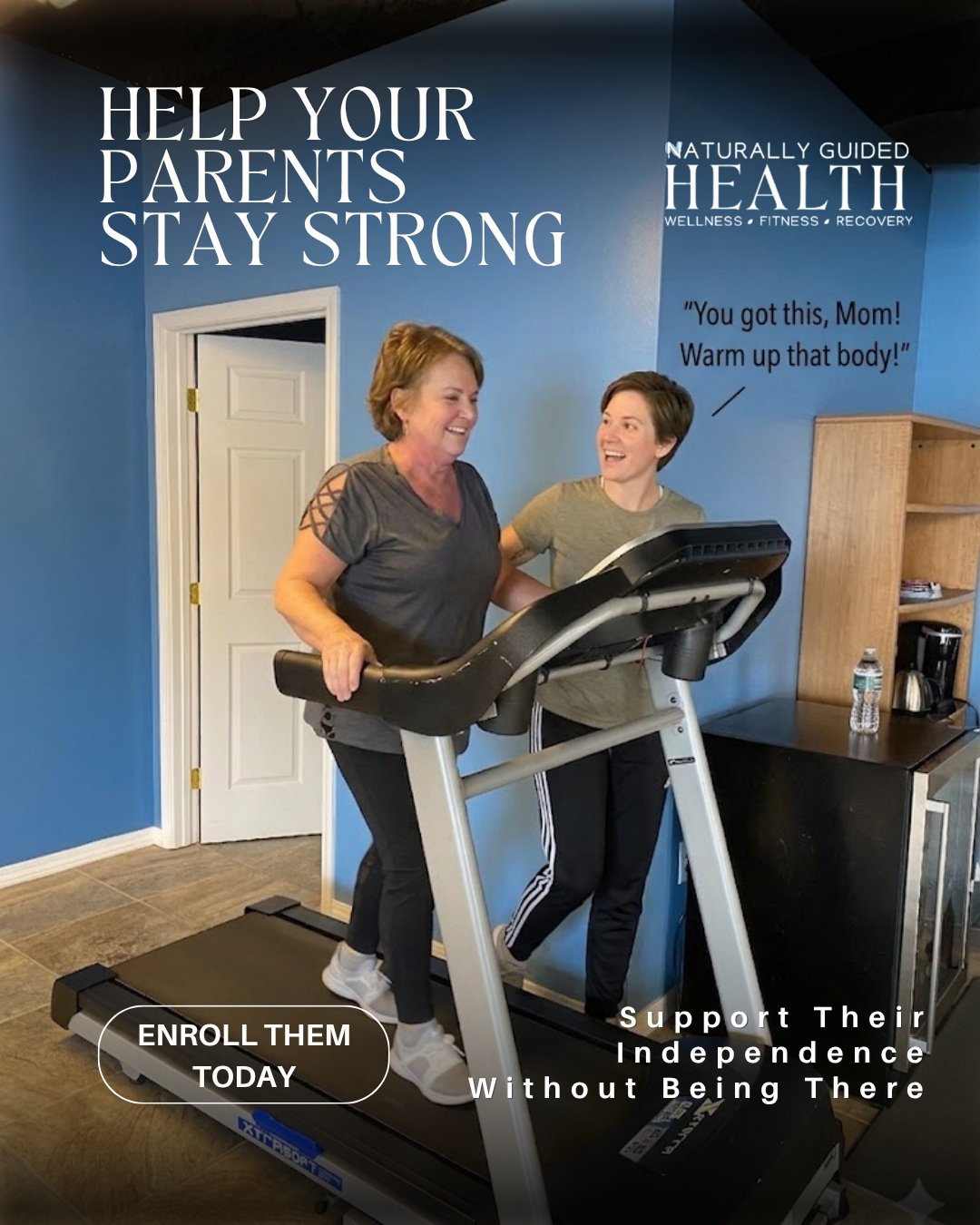You cannot always be there, but you can make sure your parents stay active and capable. 

Forever Young combines strength, balance, and mobility training with coaching support to keep them independent longer. 

Learn more by checking out our website 
