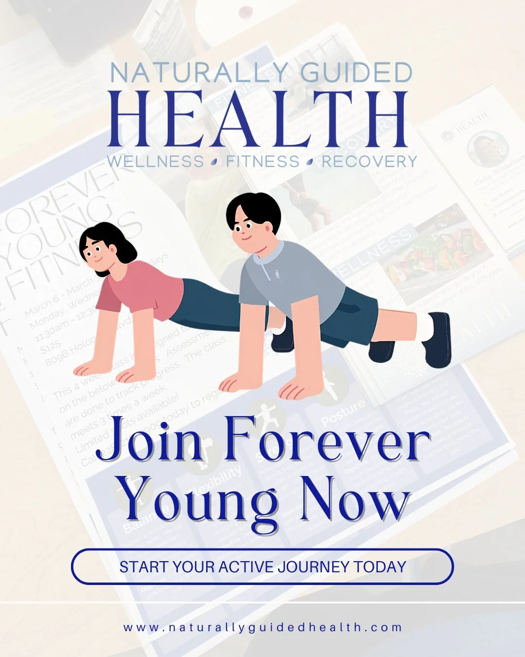 Staying active should feel simple and supported, not overwhelming. 

The Forever Young program gives older adults a clear path to improve mobility, strength, and confidence with live coaching, while giving families peace of mind wherever they are. 

