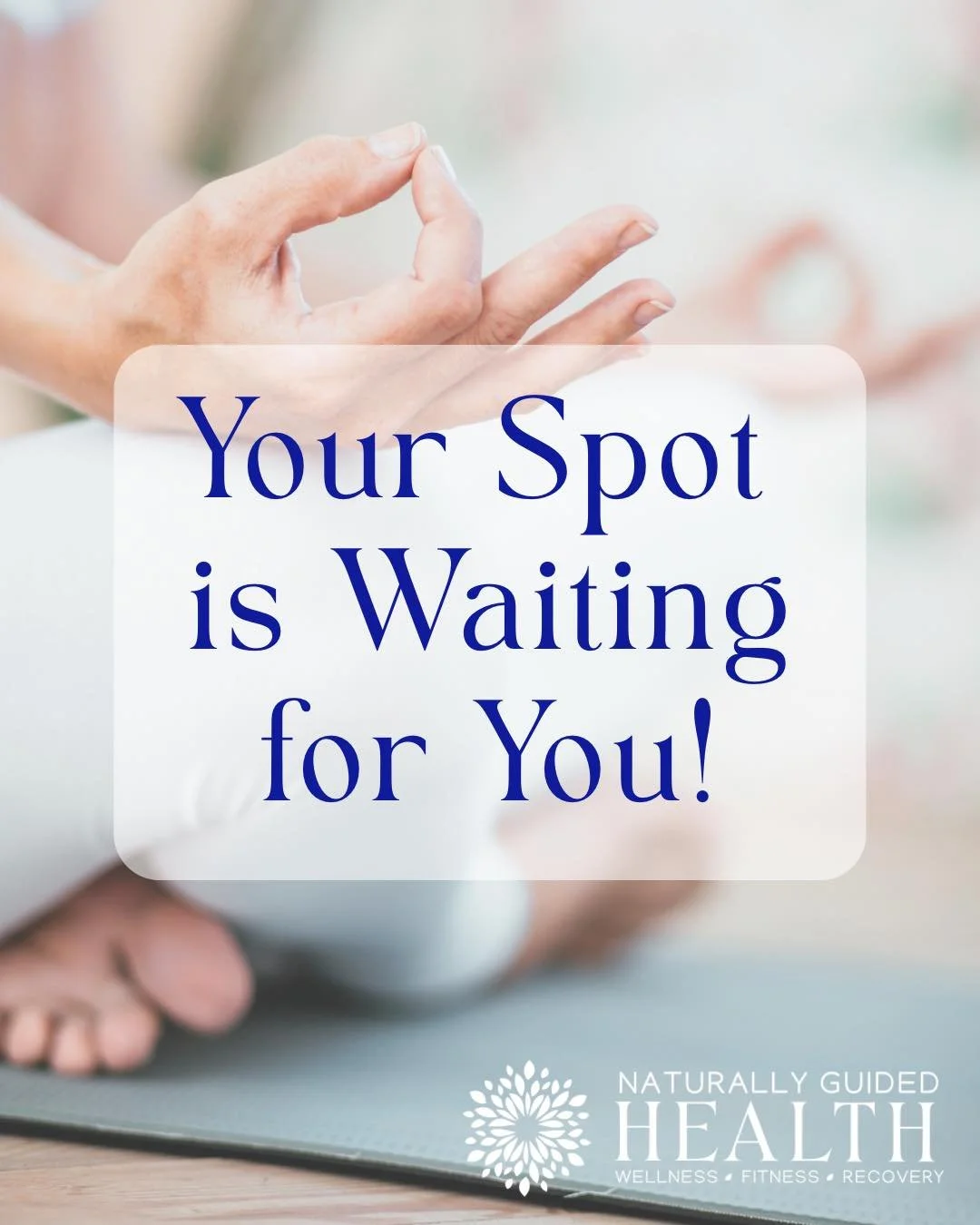 Your spot is waiting for you! 💙 

Our next 6-week Gentle Yoga session begins this Wednesday from 6:00&ndash;7:00 PM, and there&rsquo;s a spot saved just for you. Whether you&rsquo;re brand new or ready to get back into a routine, this is your time t