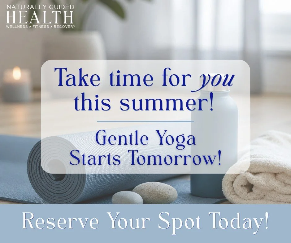 Summer is here! ☀️ The kids are out of school&hellip; and it&rsquo;s finally time to take ONE hour for YOU!

Our next 6-week Beginner Gentle Yoga session starts TOMORROW night 🧘&zwj;♀️✨
This is your time to relax, reset, and focus on yourself. You d