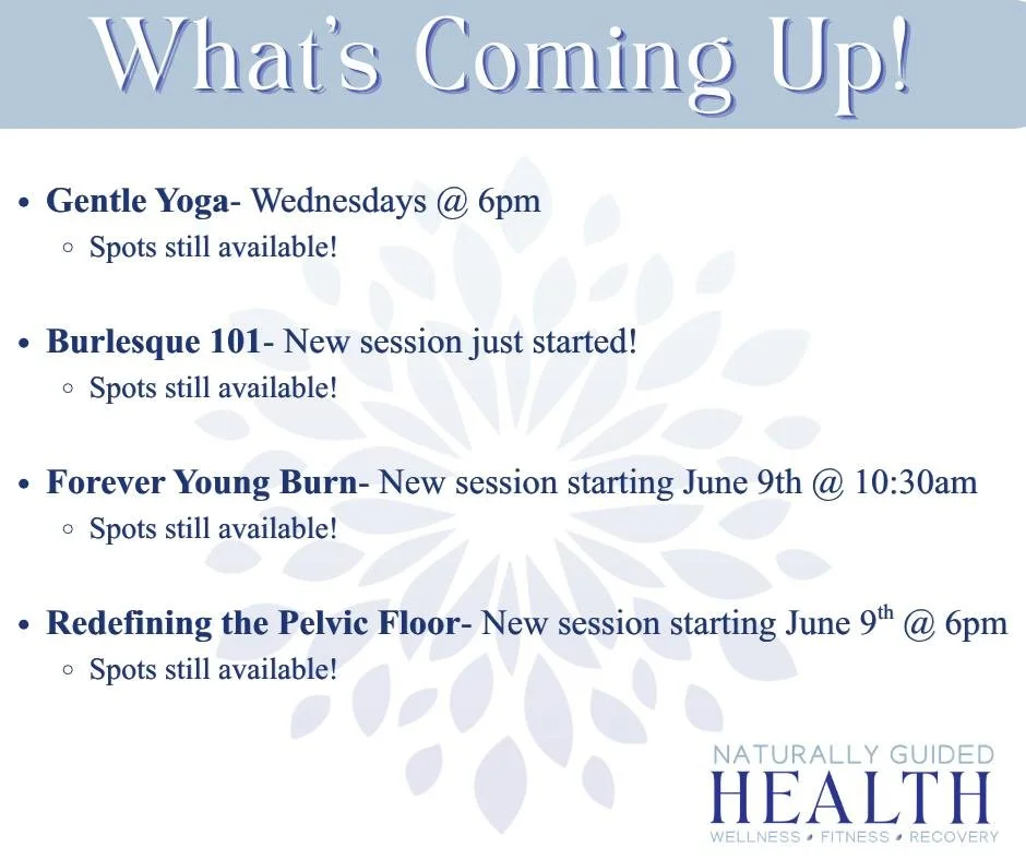 So many classes, so many opportunities to move, feel better, and have FUN! 💪✨

We&rsquo;ve got new sessions starting AND classes that just kicked off! Now is the perfect time to jump in!

Spots are filling quickly, and we&rsquo;re ready for YOU! 🙌
