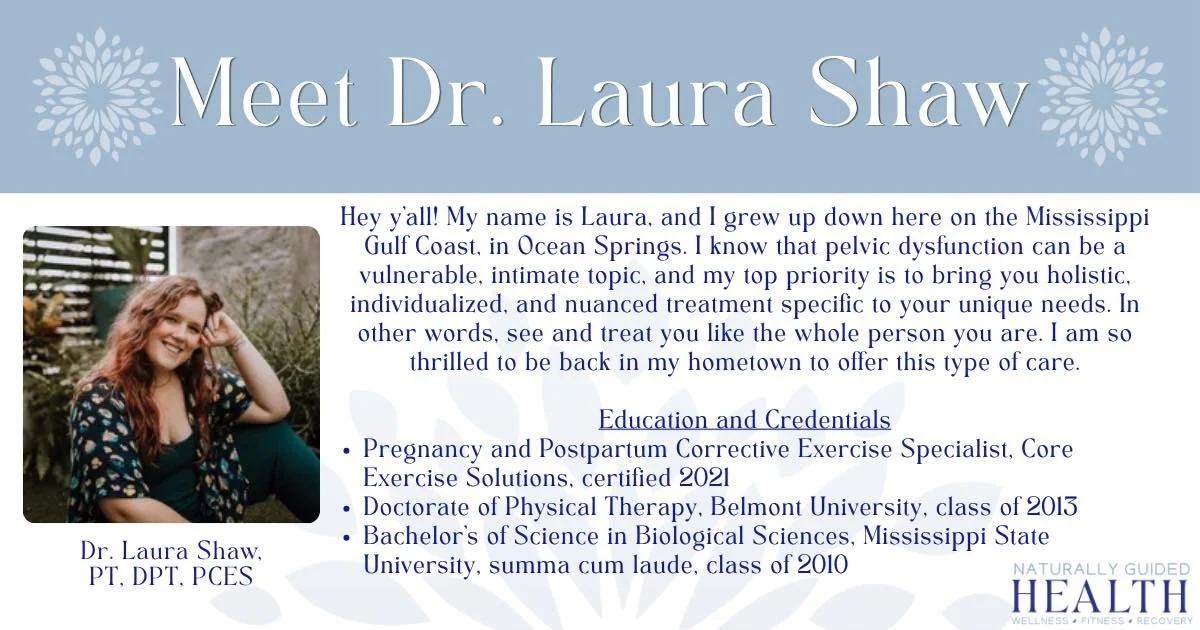 We&rsquo;re excited to welcome Dr. Laura Shaw, PT, DPT, PCES to lead our upcoming Redefining the Pelvic Floor 6-week session! 💗

This movement-based class is designed to help you build strength, confidence, and reconnect with your core in a supporti