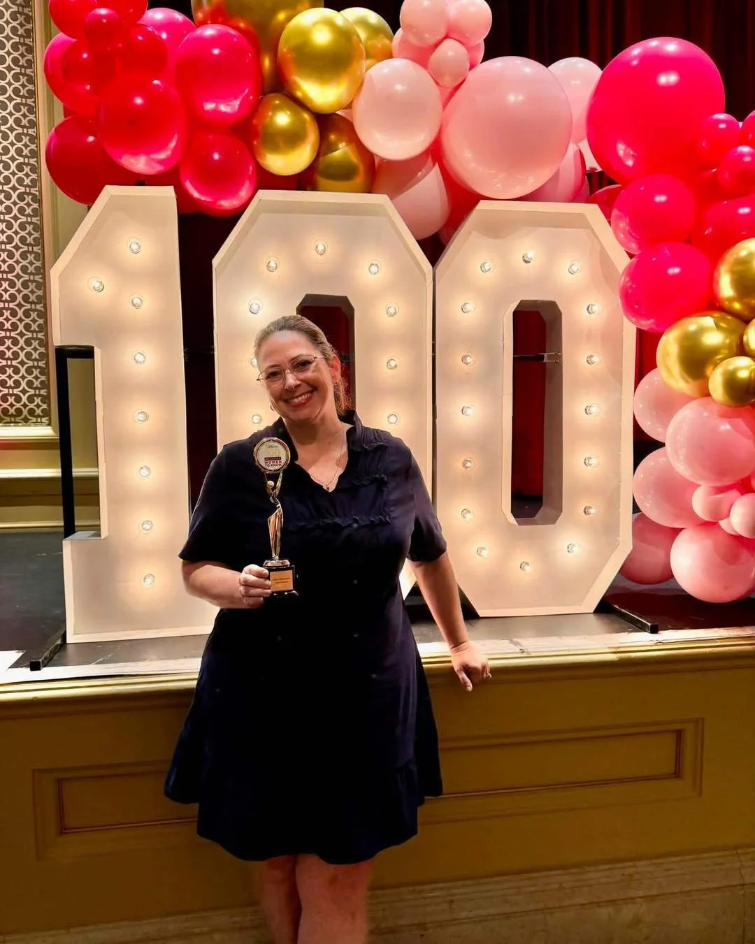 Wish Cathy good luck today as she was nominated again this year for 100 Successful Women to Know! We all know the difference she makes in our community and in so many lives! 

While she is out of the studio today for the luncheon, Alex will be steppi