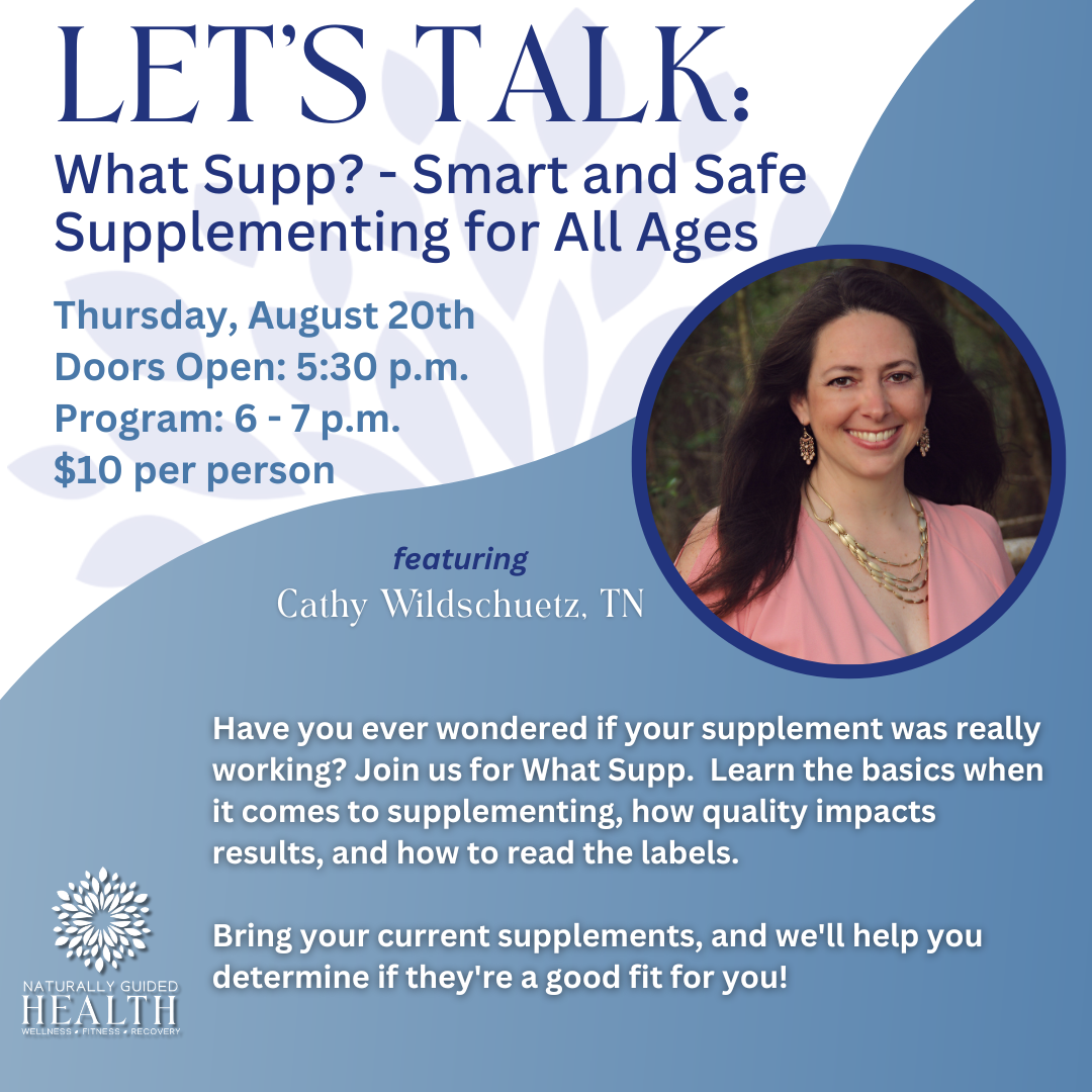 Let's Talk: What Supp? Smart and Safe Supplementing for All Ages