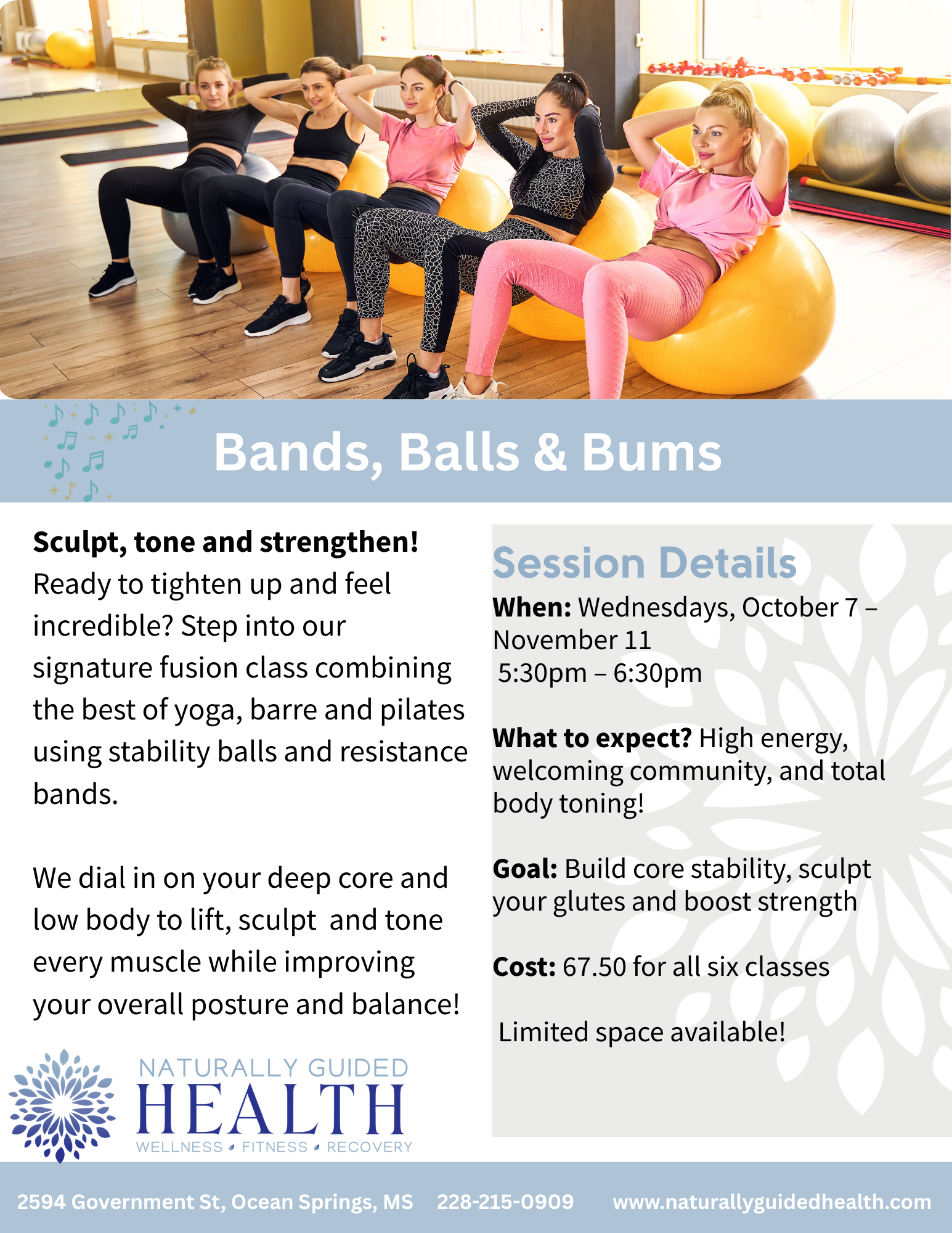 Bands, Balls & Bums
