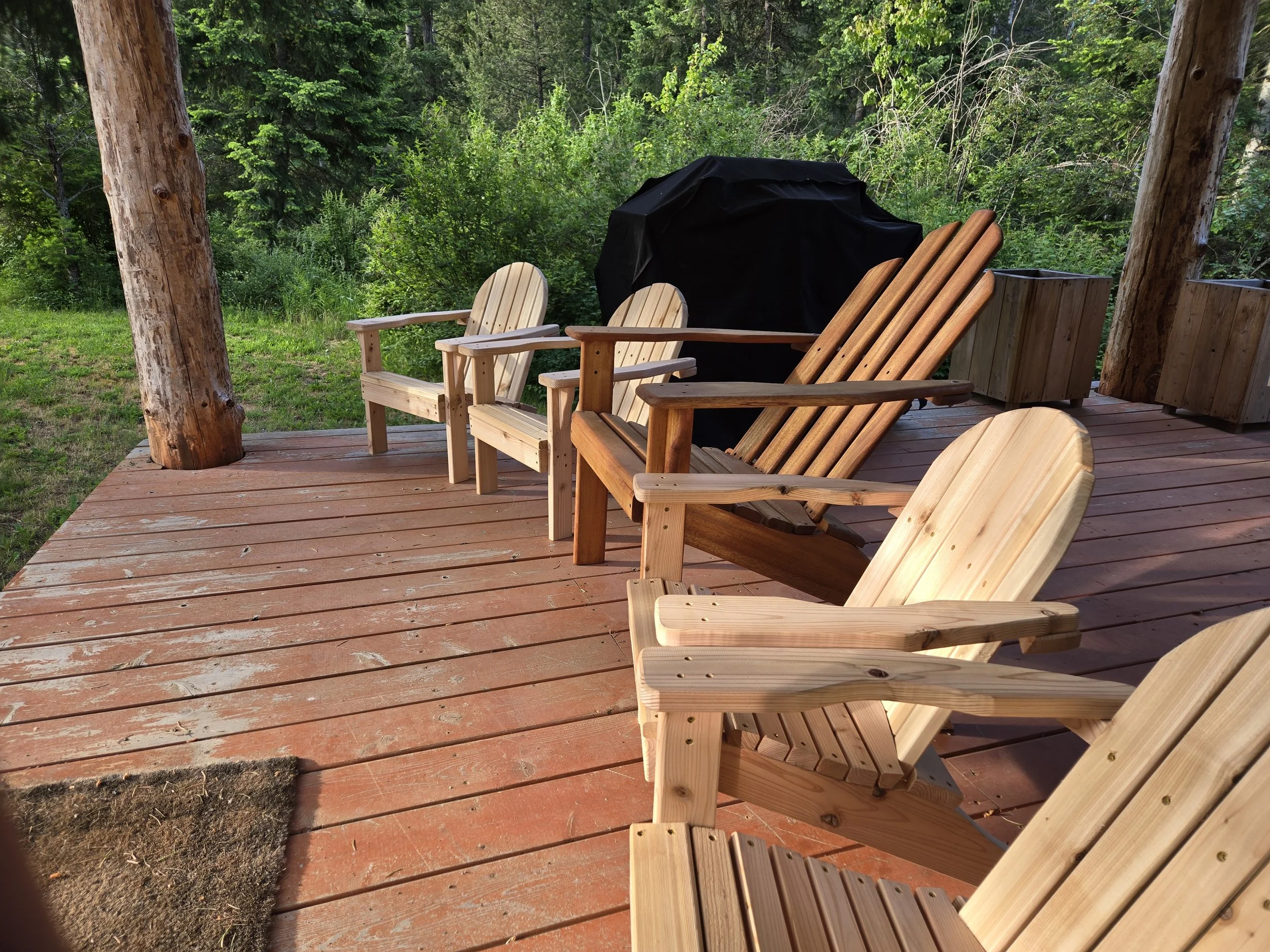 Custom Hardwood Adirondack Chairs – Handcrafted for Comfort & Style