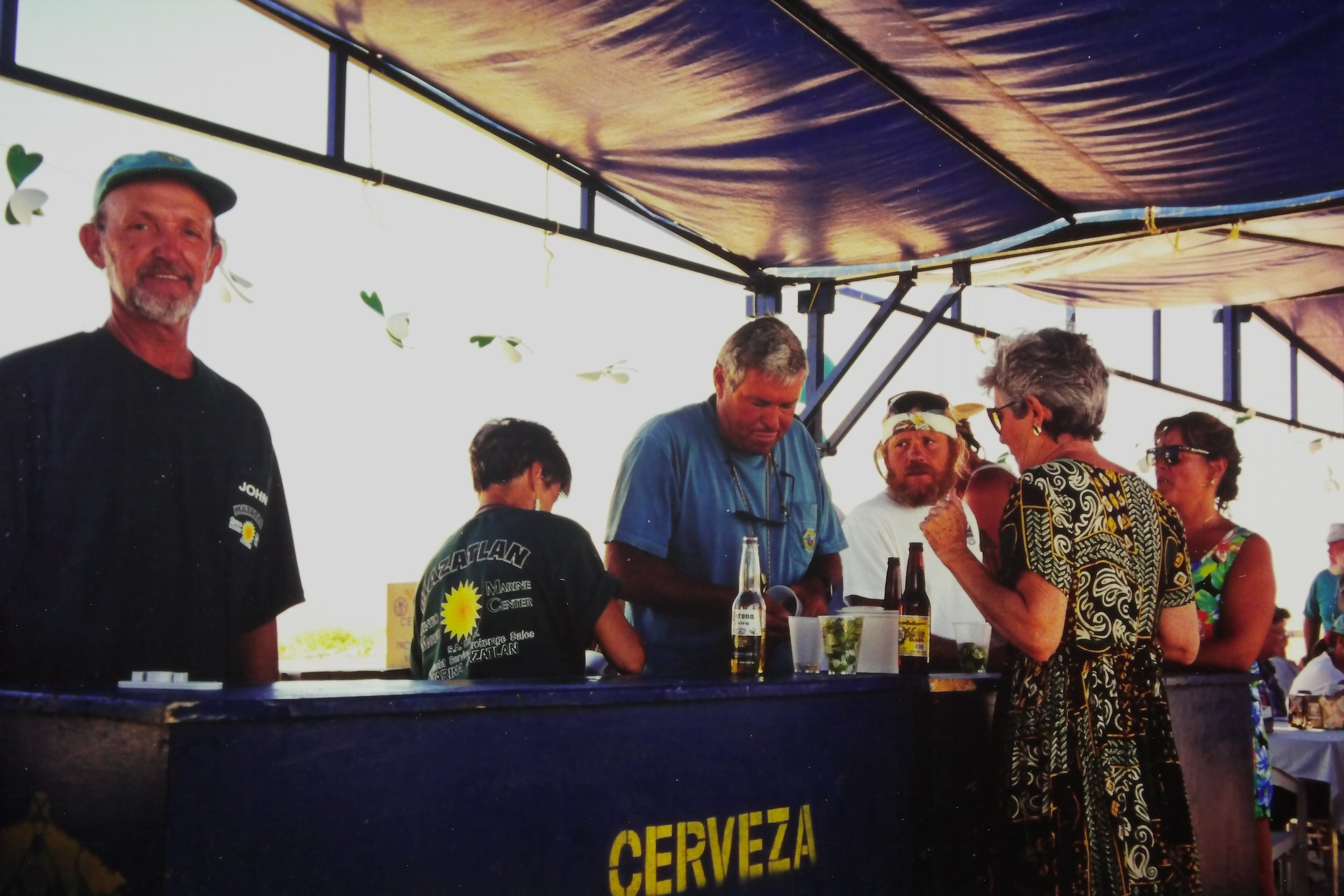 3.17.98 The Bartenders at Pattys Day.JPG