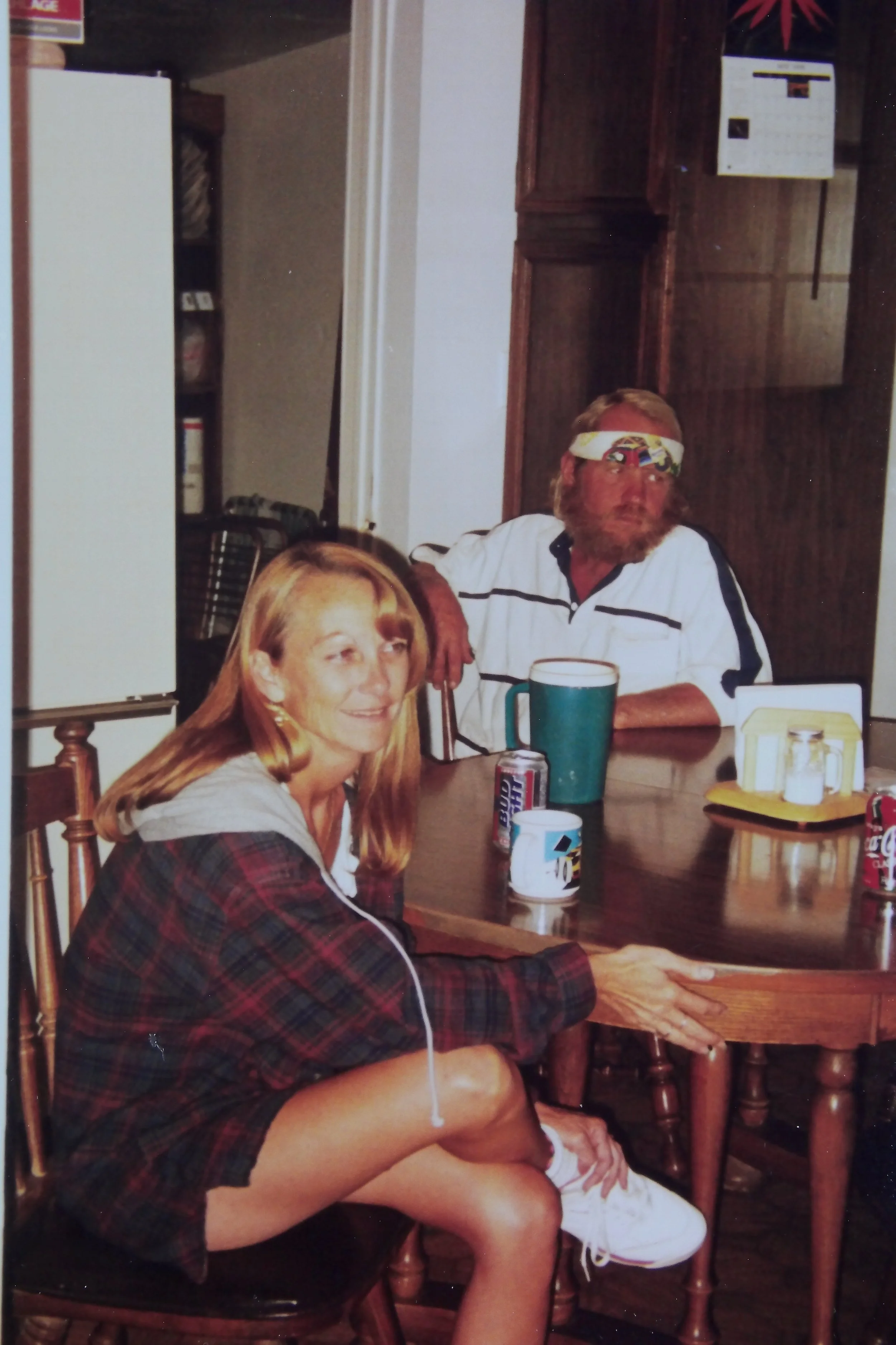 99 or 00 Mon n Dad at the Cabin.JPG
