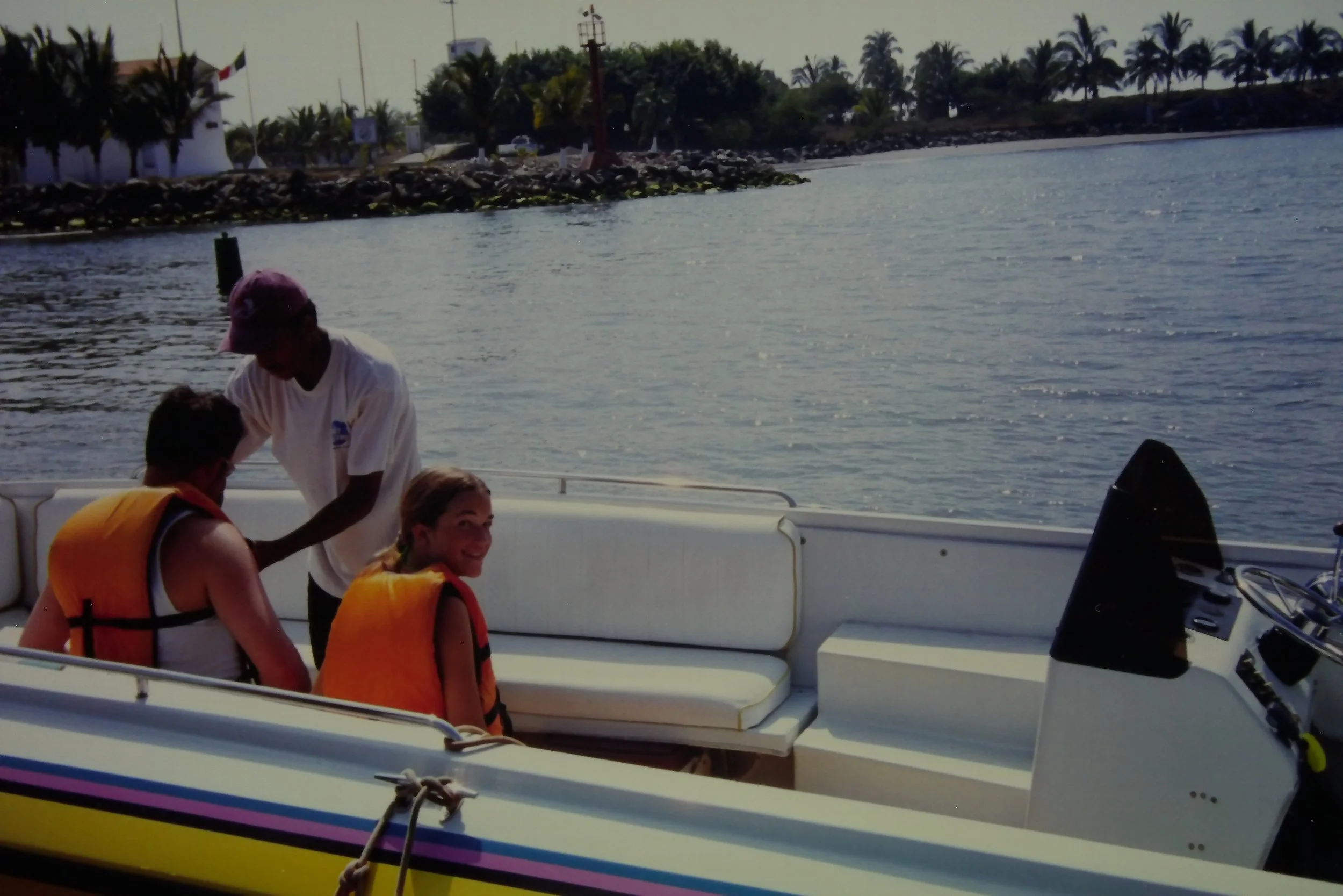 2.11.99 Samie and Ben going parasailing.JPG