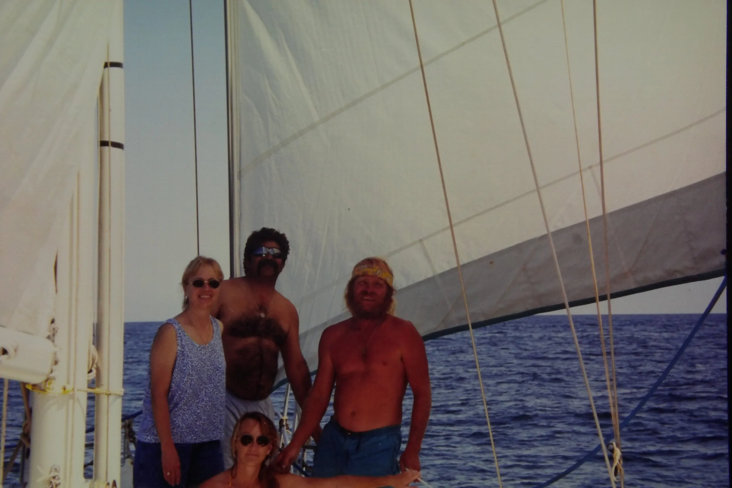 3.3.99 Barb, Richard, Mom n Dad Banderas Bay.JPG