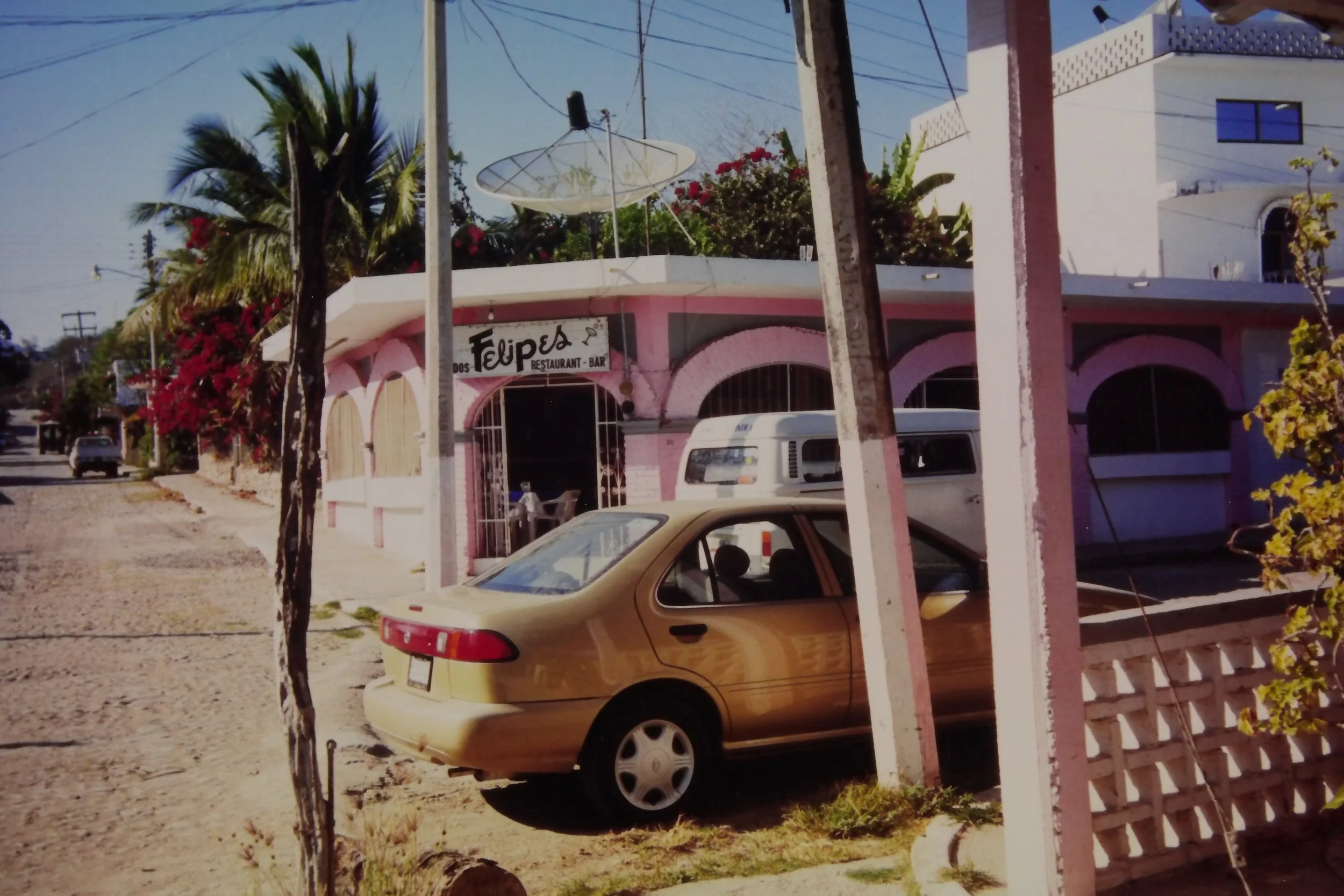 Felipe's main restaurant, which was kitty-corner from the outdoor area