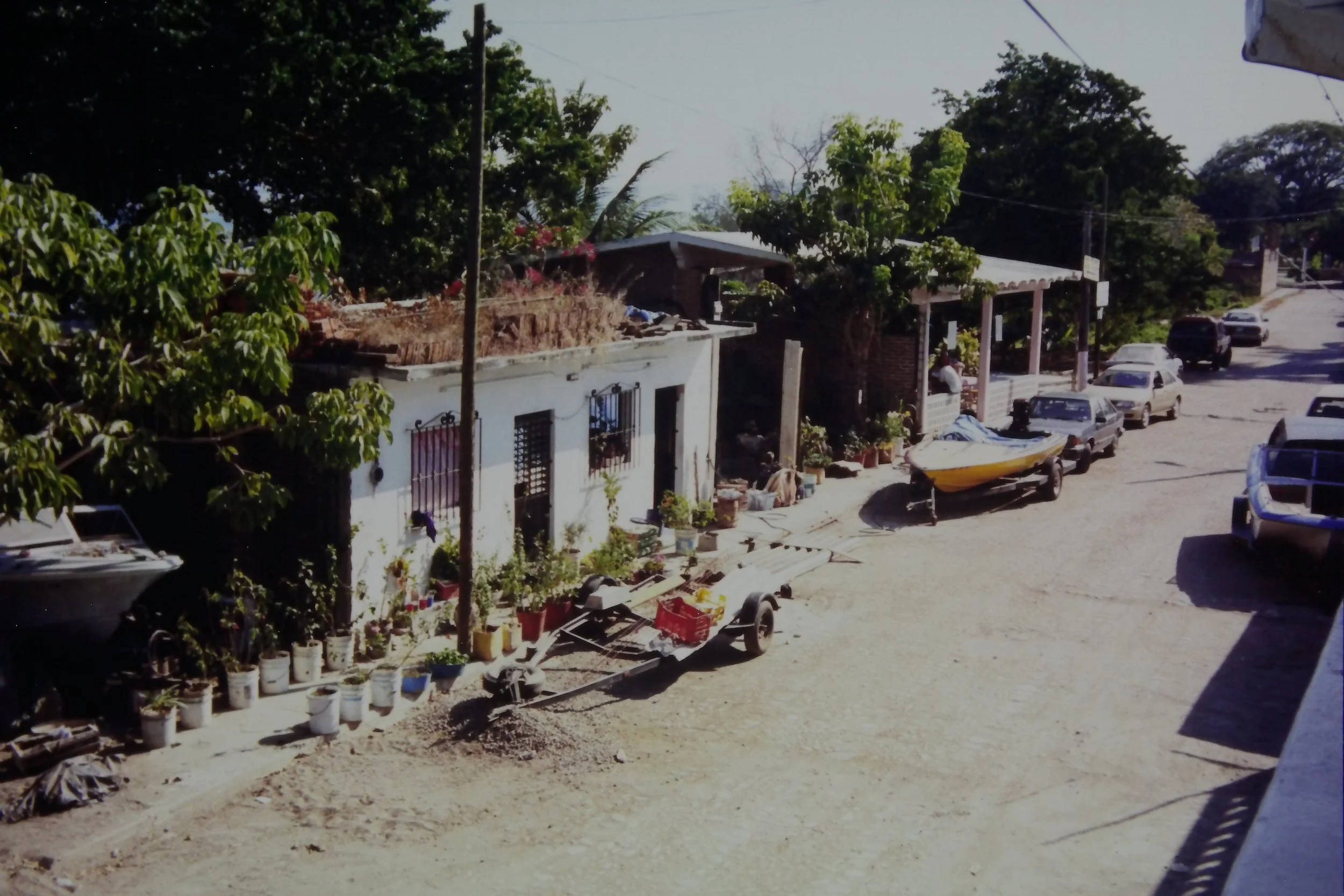 Looking down the street toward Felipe's from CQ