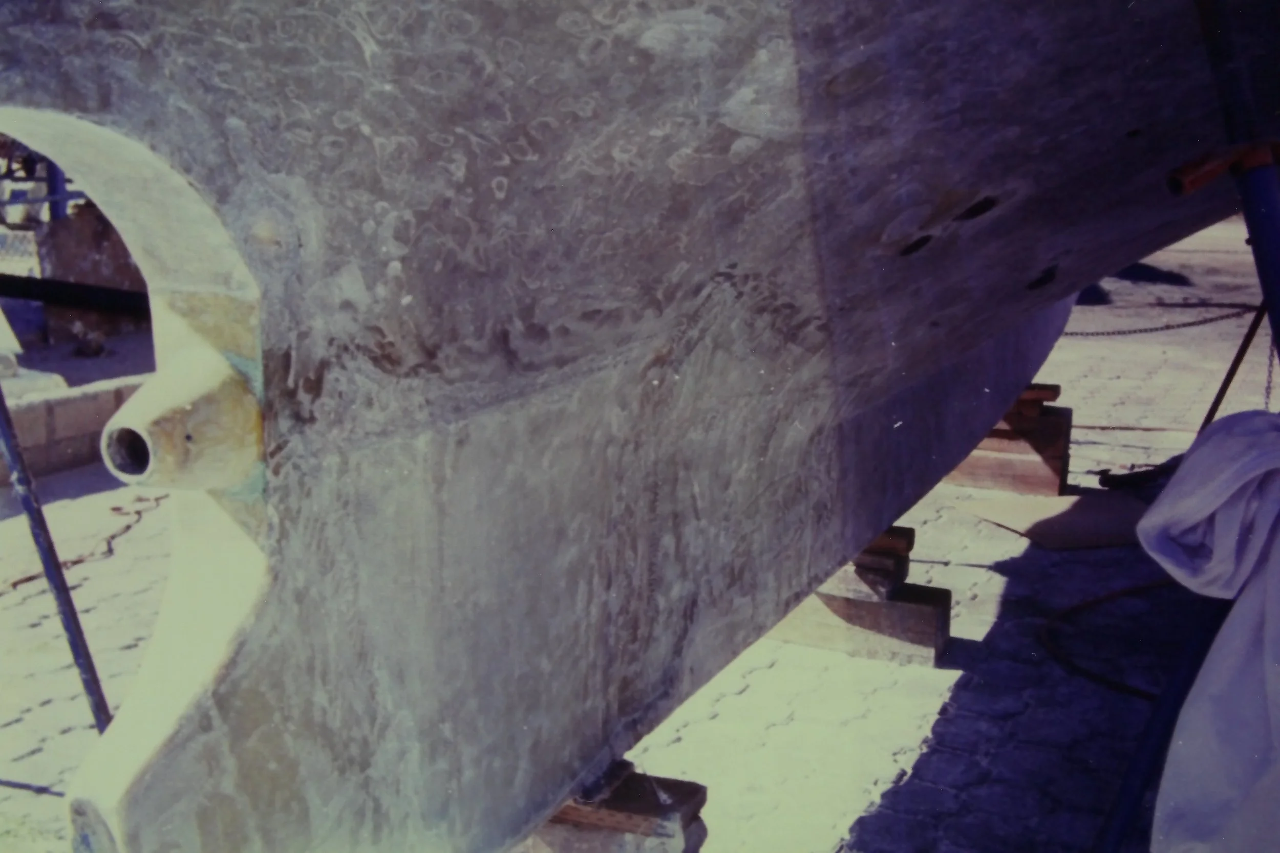 5.99 9 Sandblasting the Star.JPG