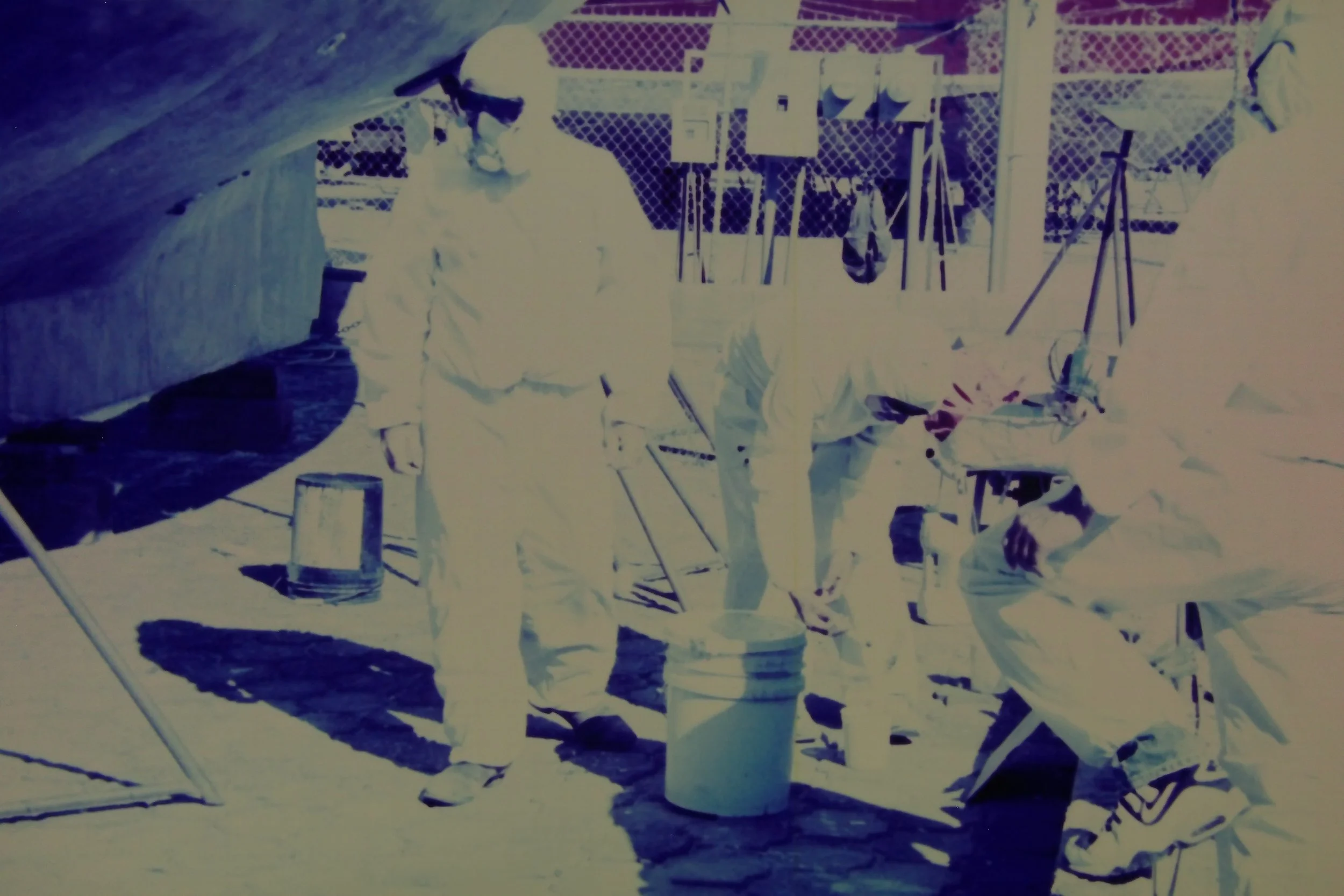 5.99 8 Sandblasting the Star.JPG