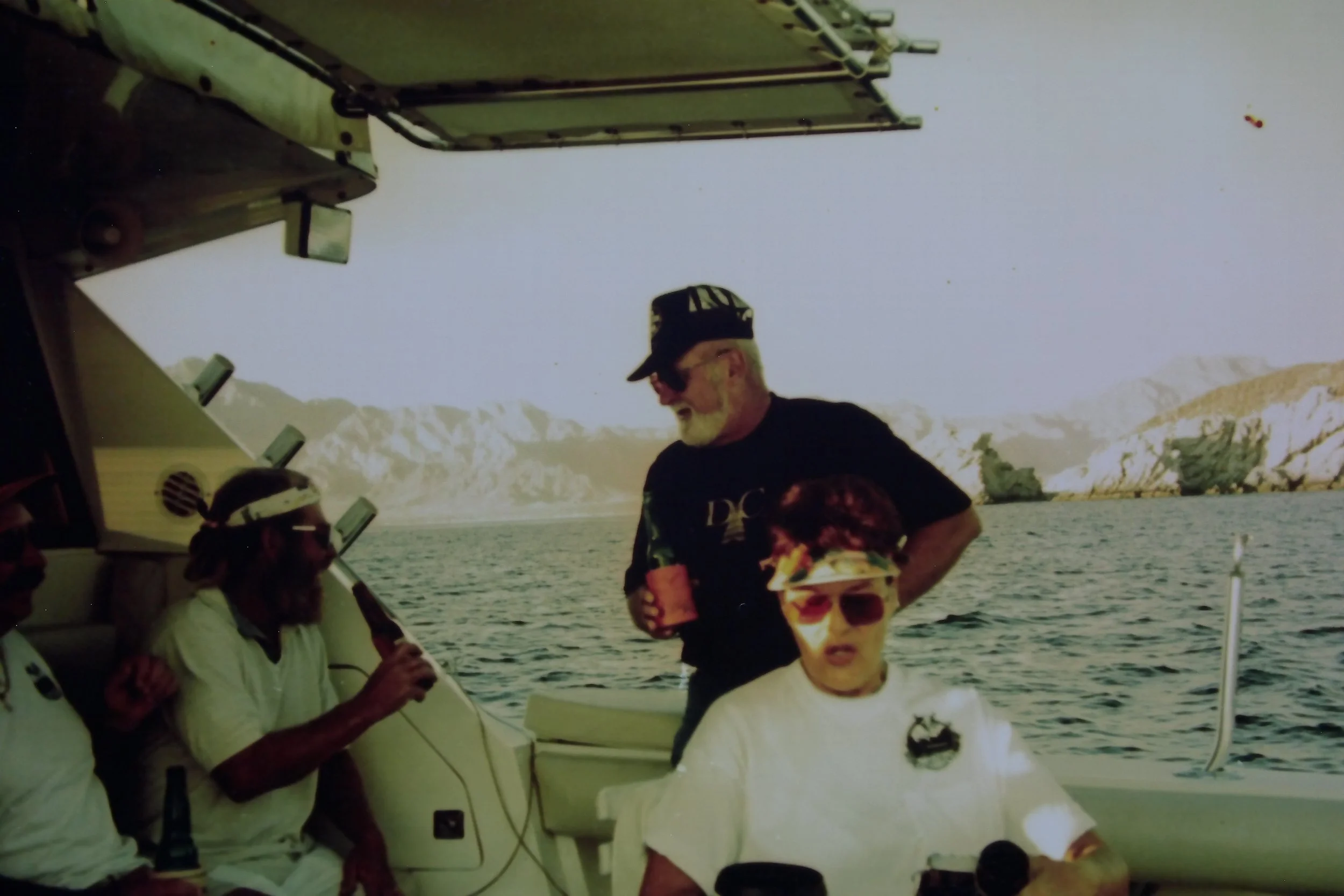 Bill, Dad, Bruce and Tilly