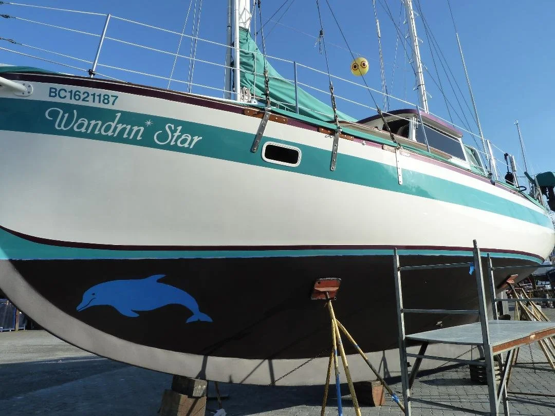  Even later, still, after the new owners bought the Star from us, back in 2008. Not sure how long after the sale this photo was taken, but I love that they are still there! I love that they repainted them back on after getting a fresh coat of paint o