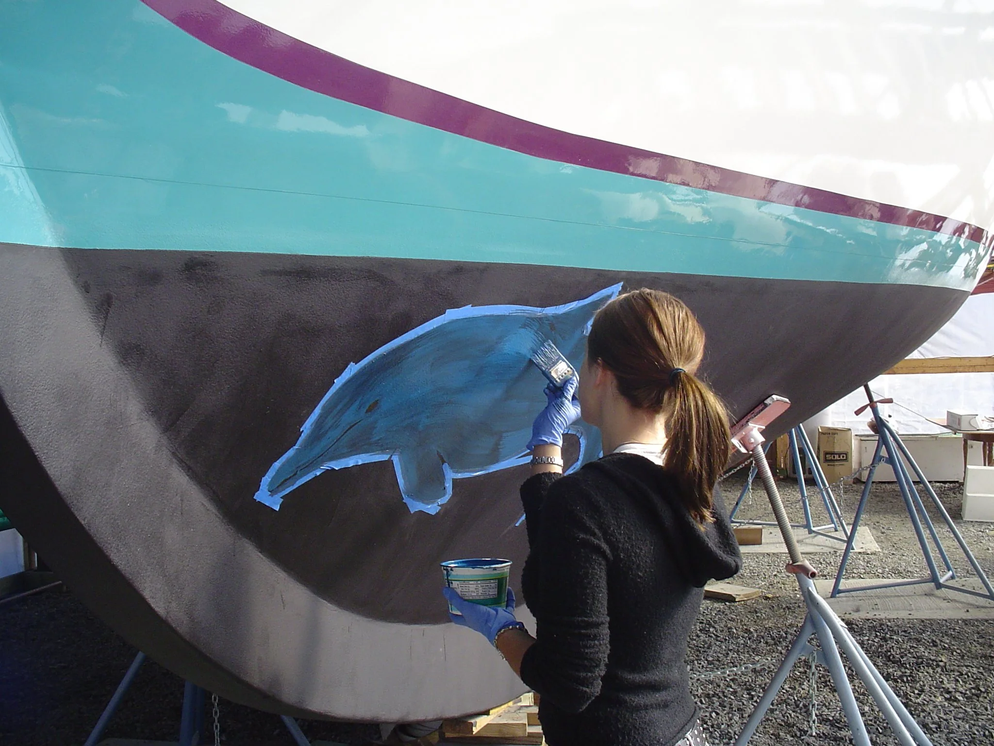 Repainting them in 2005 after remodeling the Star