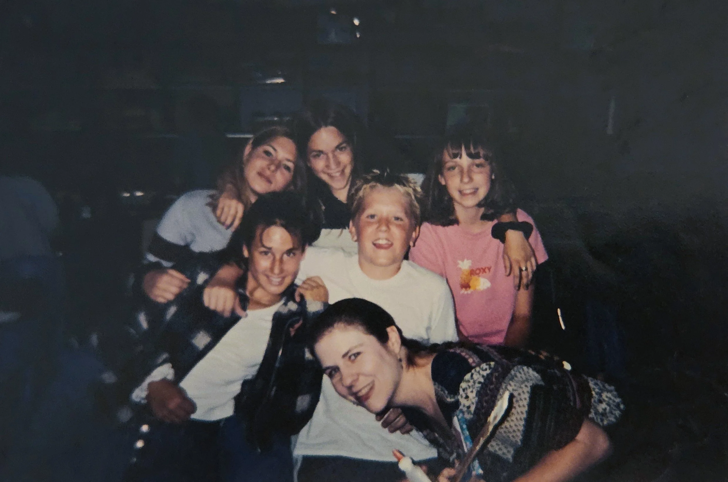 Me, my friends and teacher in art class
