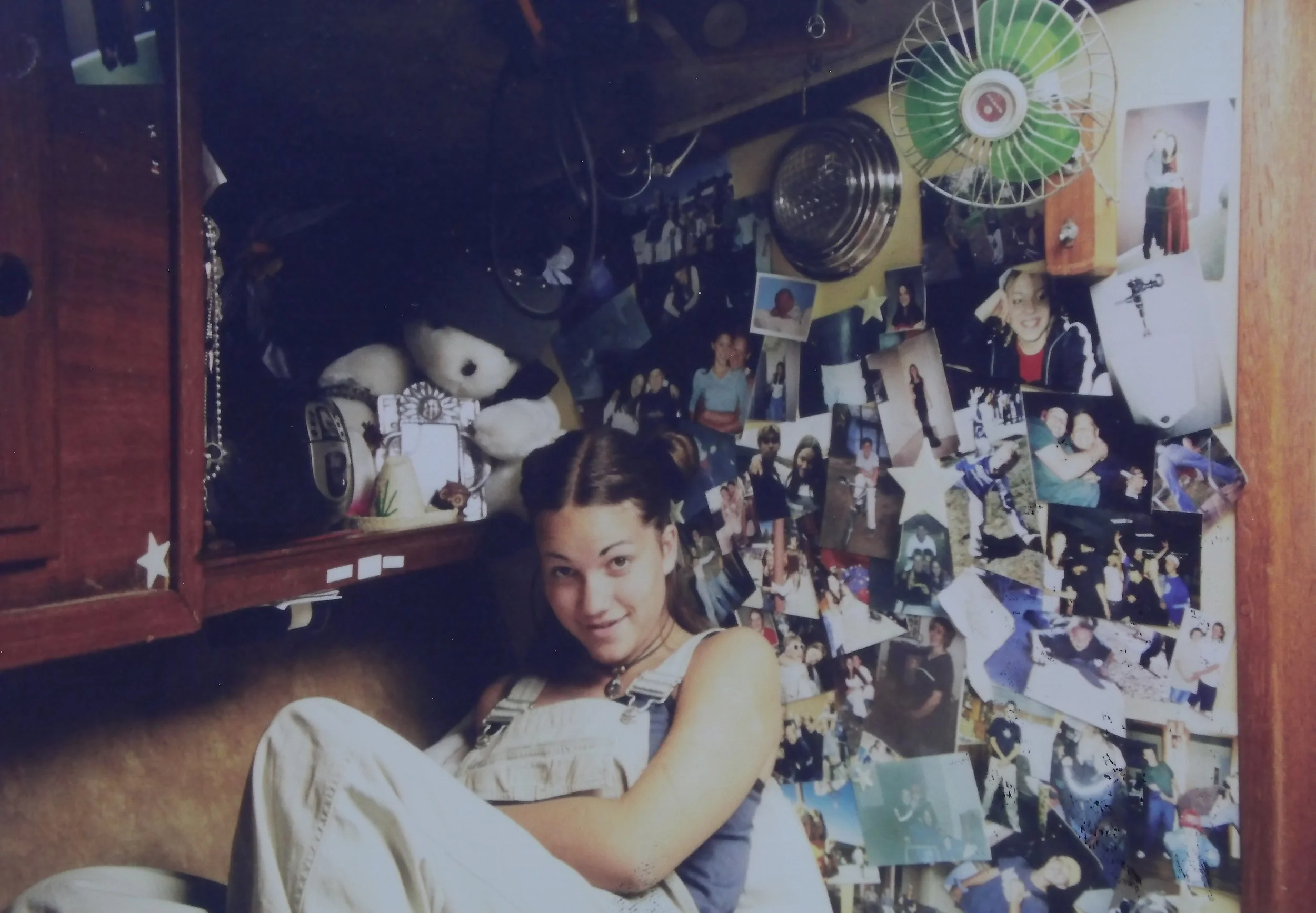 Me and my collage wall