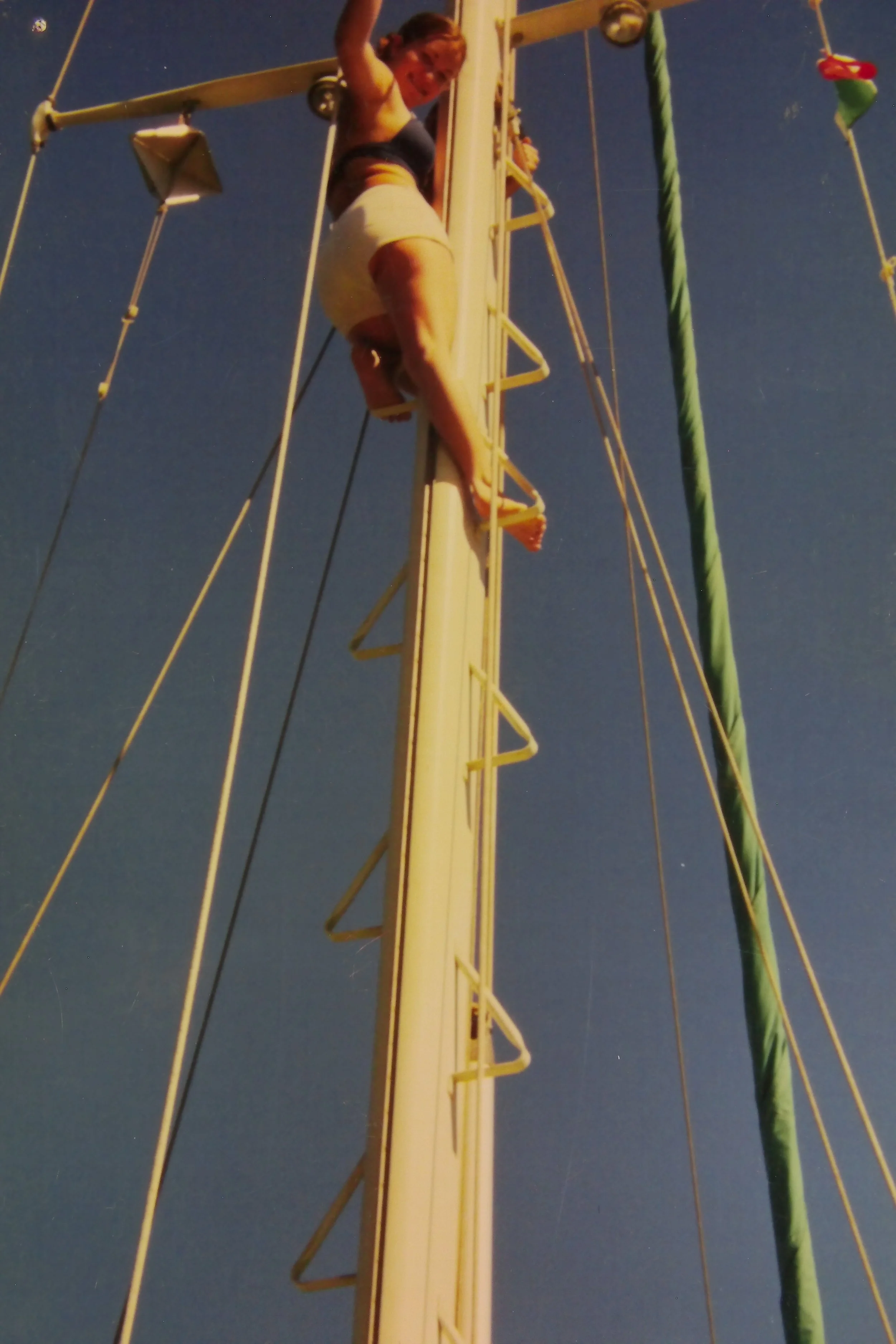 2.01 Samie up the mast.JPG