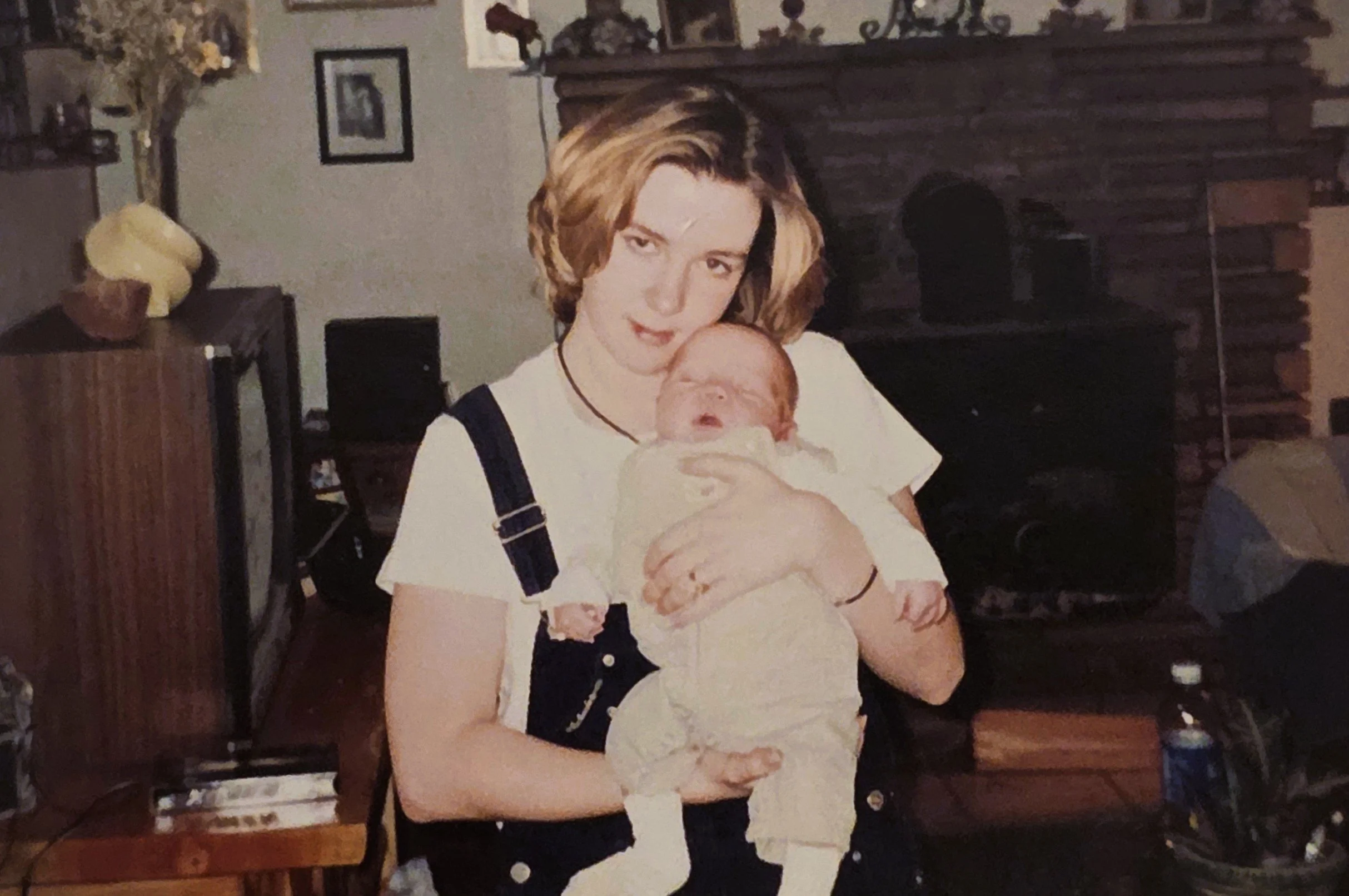 Peggy and baby Drayden