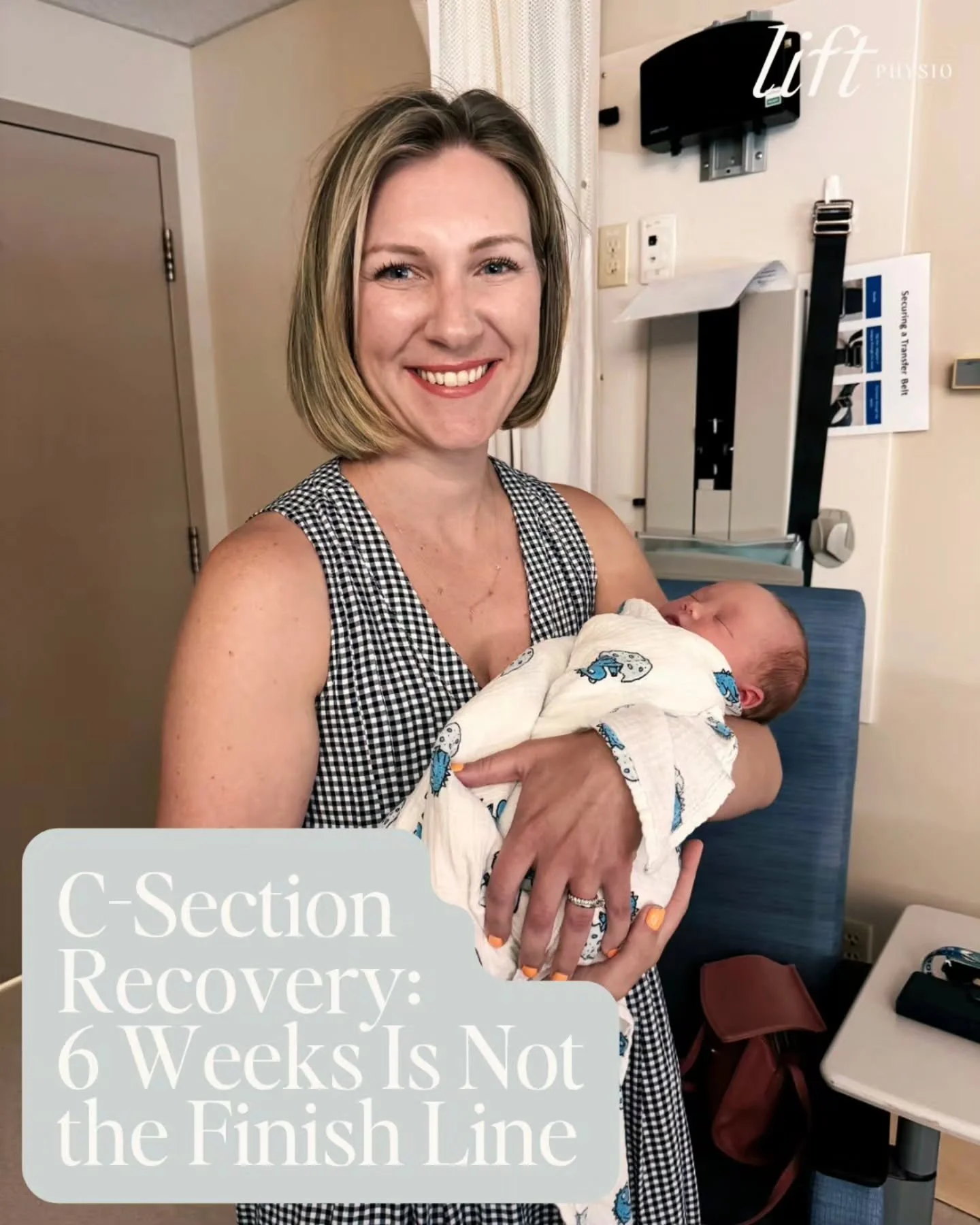 In honour of my wonderful sister recovering from her third C-section and my beautiful niece reaching six weeks, it felt like a particularly meaningful time to talk about what C-section recovery really looks like ✨️

Six weeks postpartum does not mean
