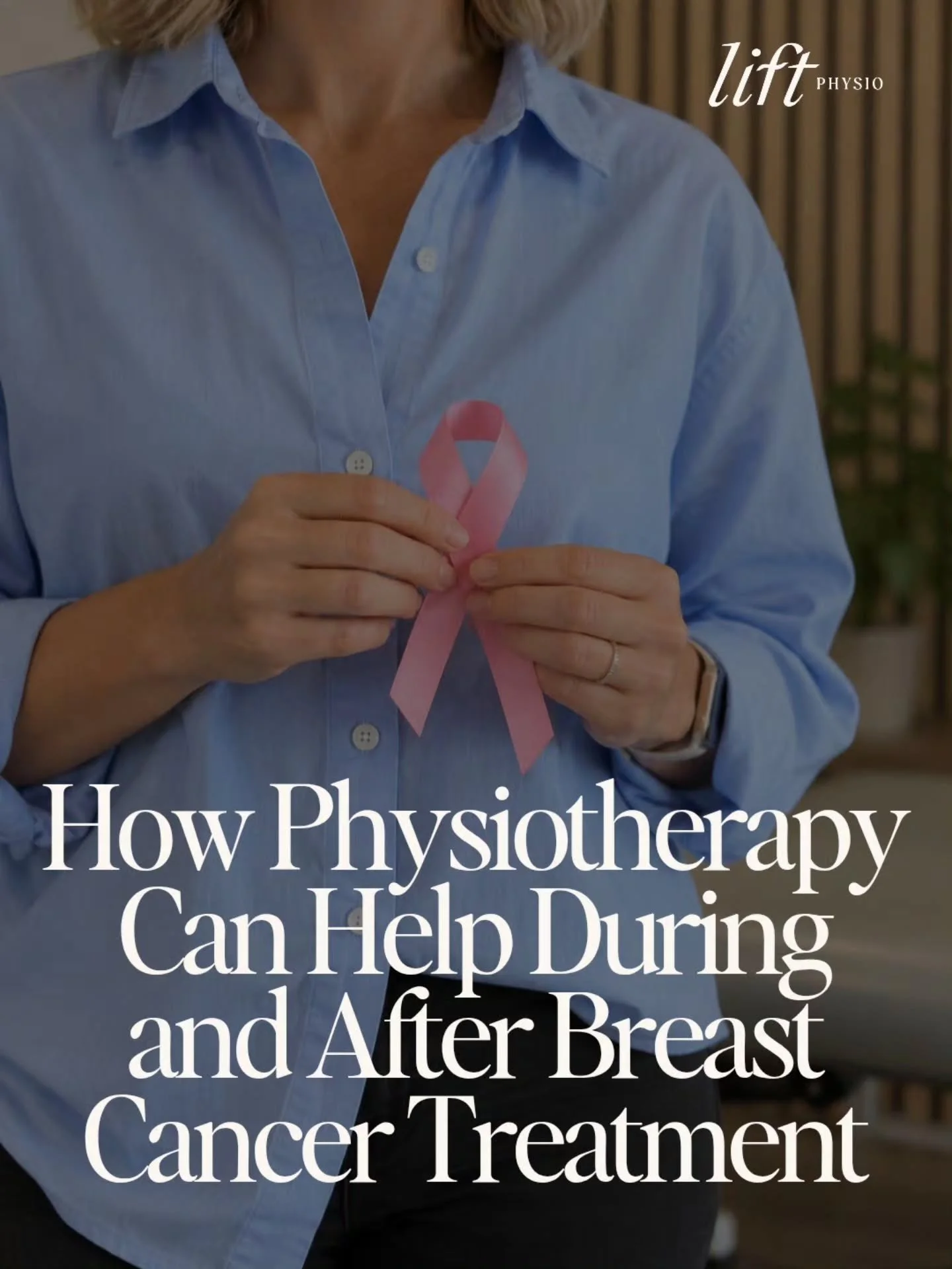 Breast Cancer Awareness Month is an opportunity to talk about parts of breast cancer care that may receive less attention, including the physical impact of treatment and the role physiotherapy can have.

There is already so much to navigate with a br
