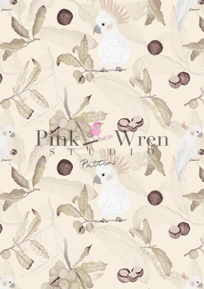 Beige Cockatoos & Macadamias (Non-Exclusive)